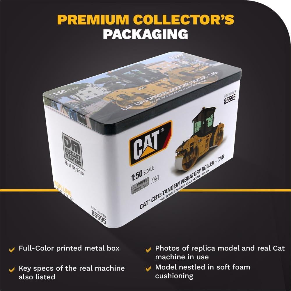 Compactador Vibratorio Caterpillar CB-13 Diecast Masters 1:50
