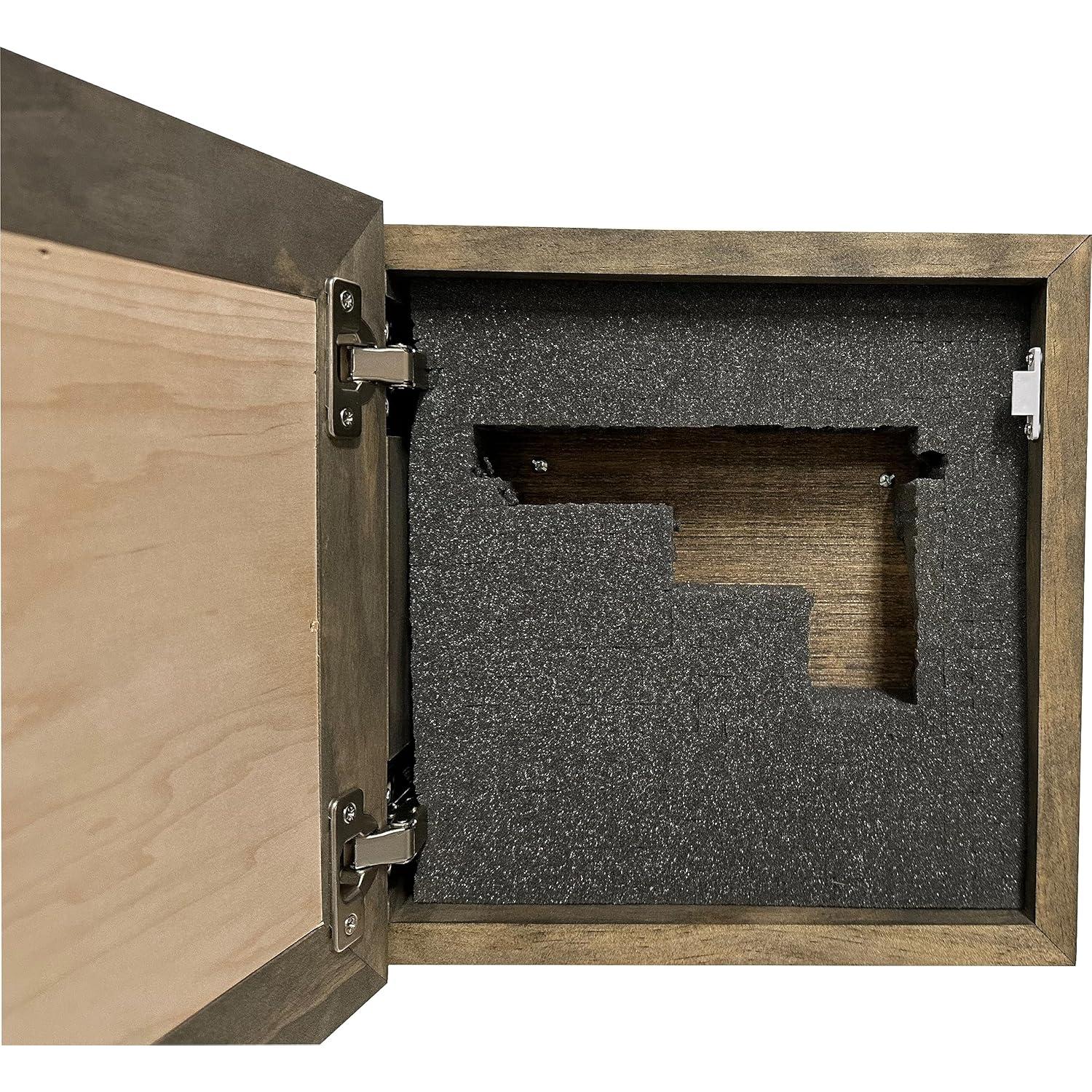Caja Fuerte Oculta Bellewood para Armas con Colibrí y Hibisco