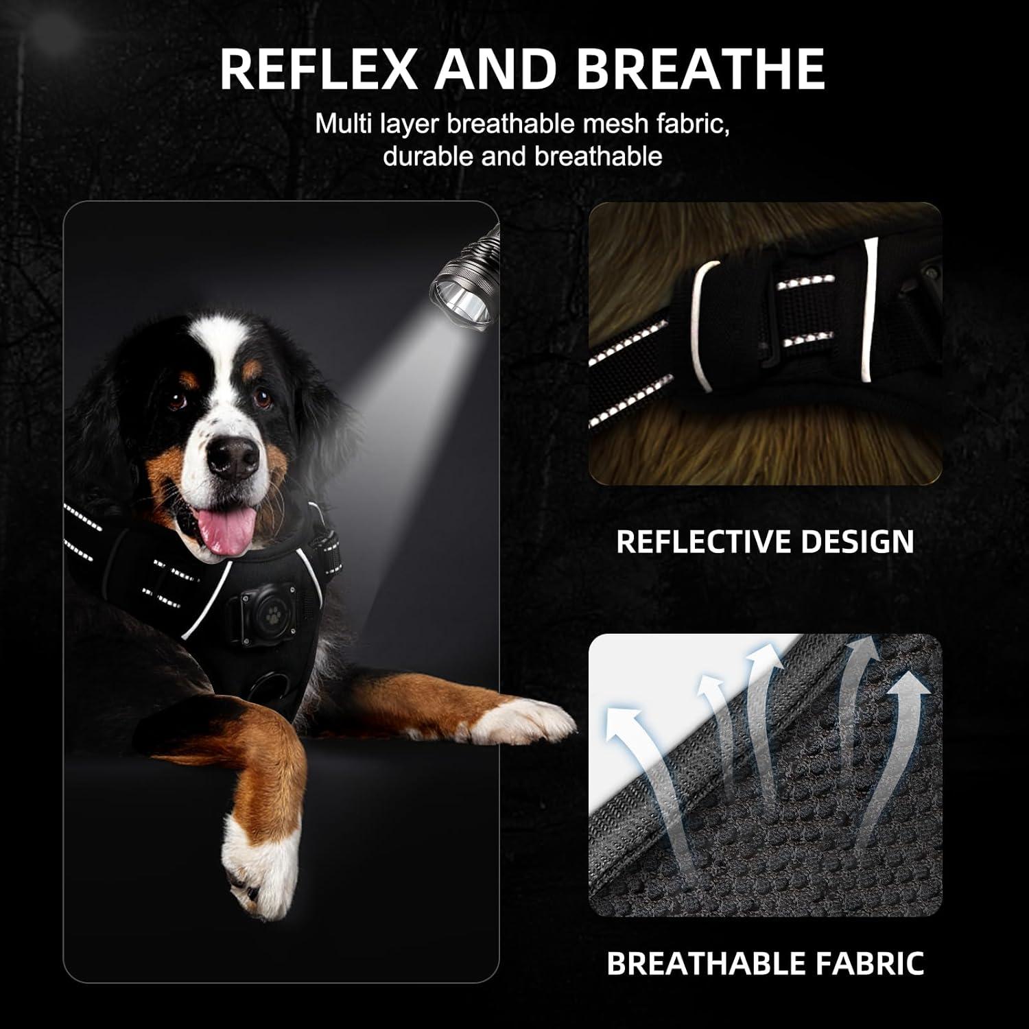 Arnés para Perros Furrigo AirTag Impermeable Reflectante S