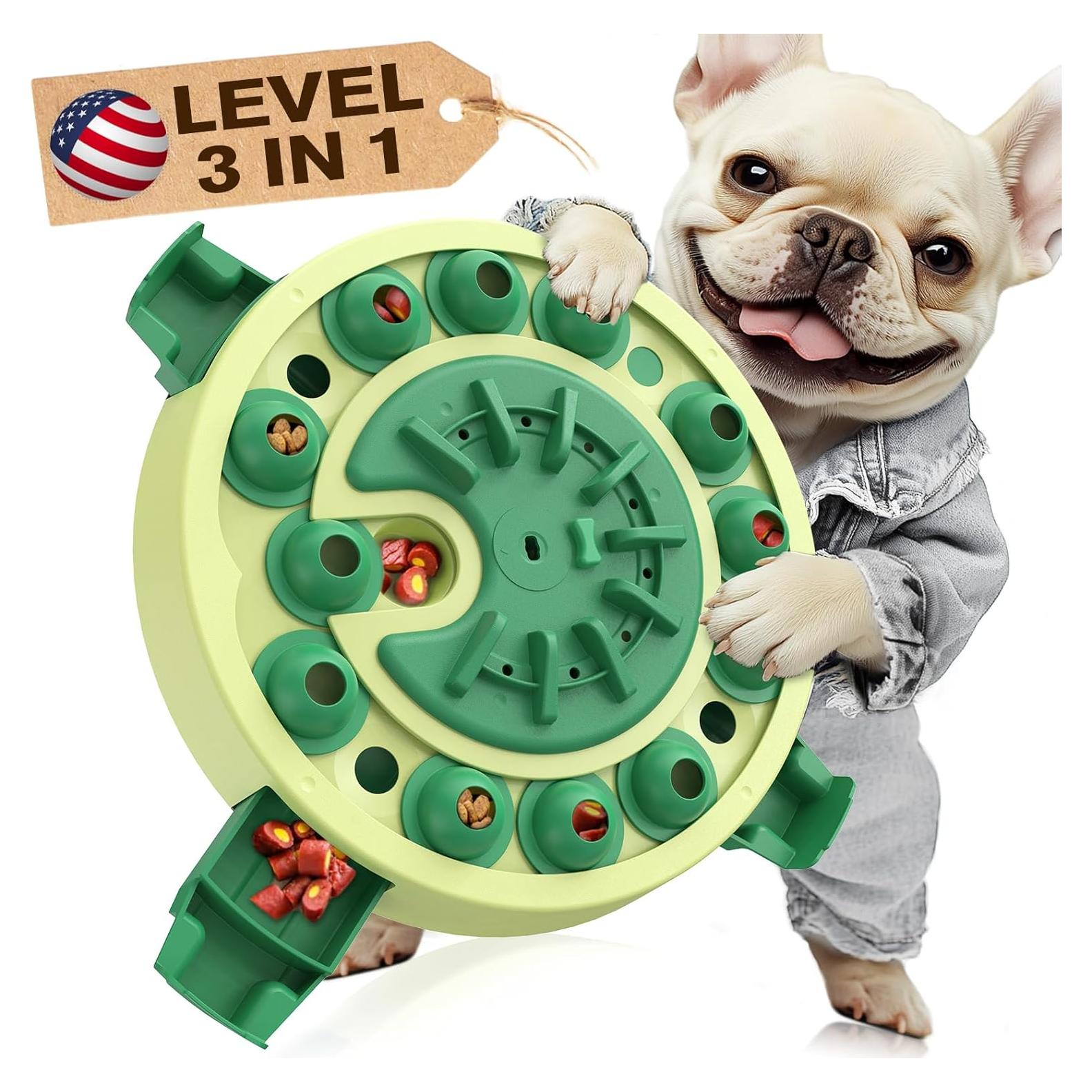 Juguete de Rompecabezas KADTC para Perros - 4 Modos y 3 Niveles