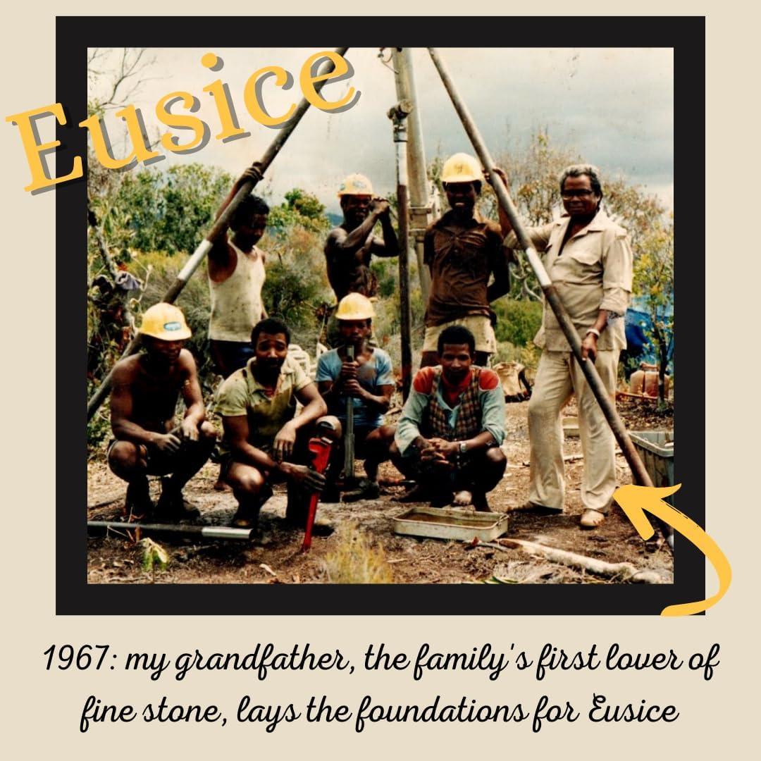 Piedra de Amazonita Pulida Eusice - Cristal Sanador Natural 80g