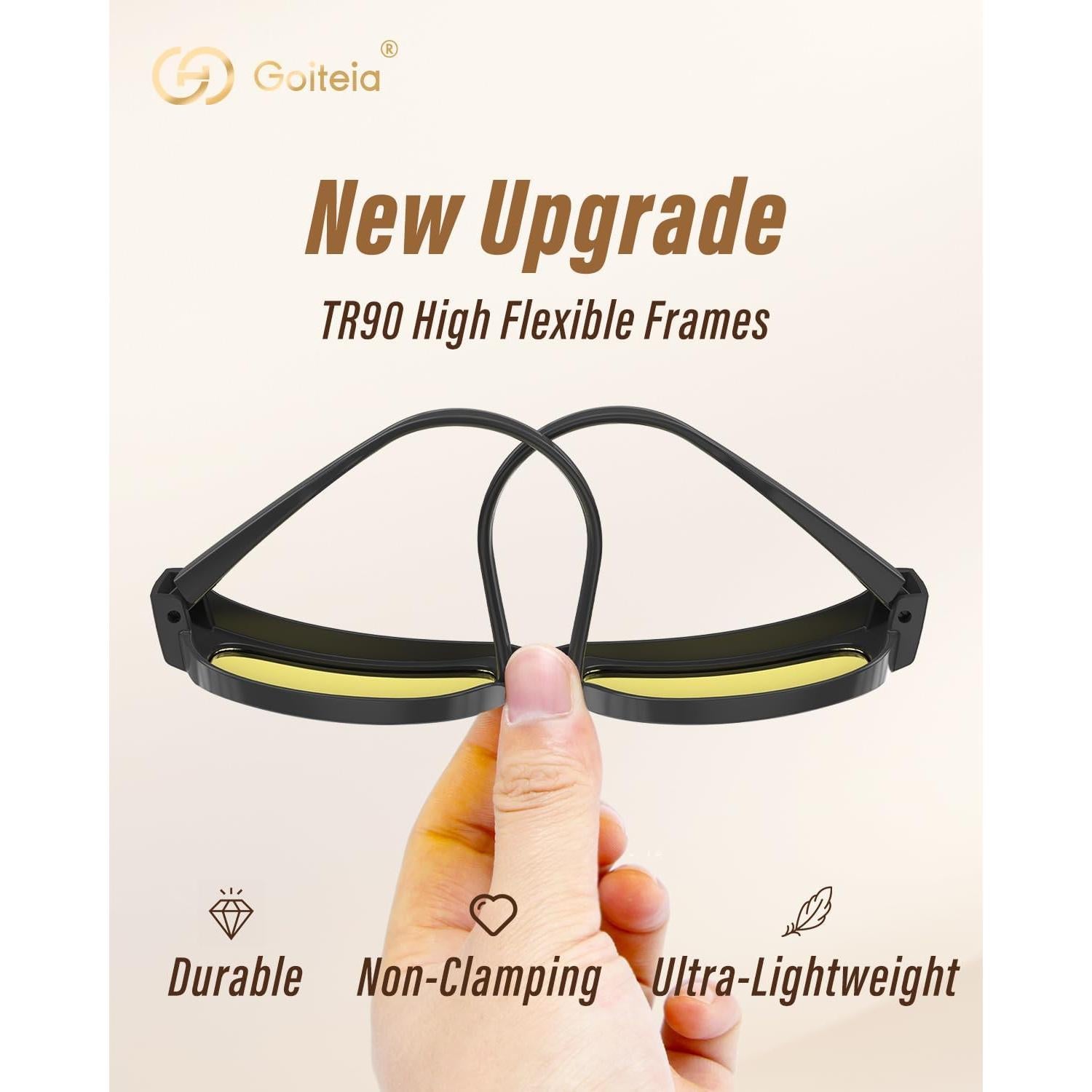 Gafas de Conducción Nocturna Goiteia Amarillas Polarizadas