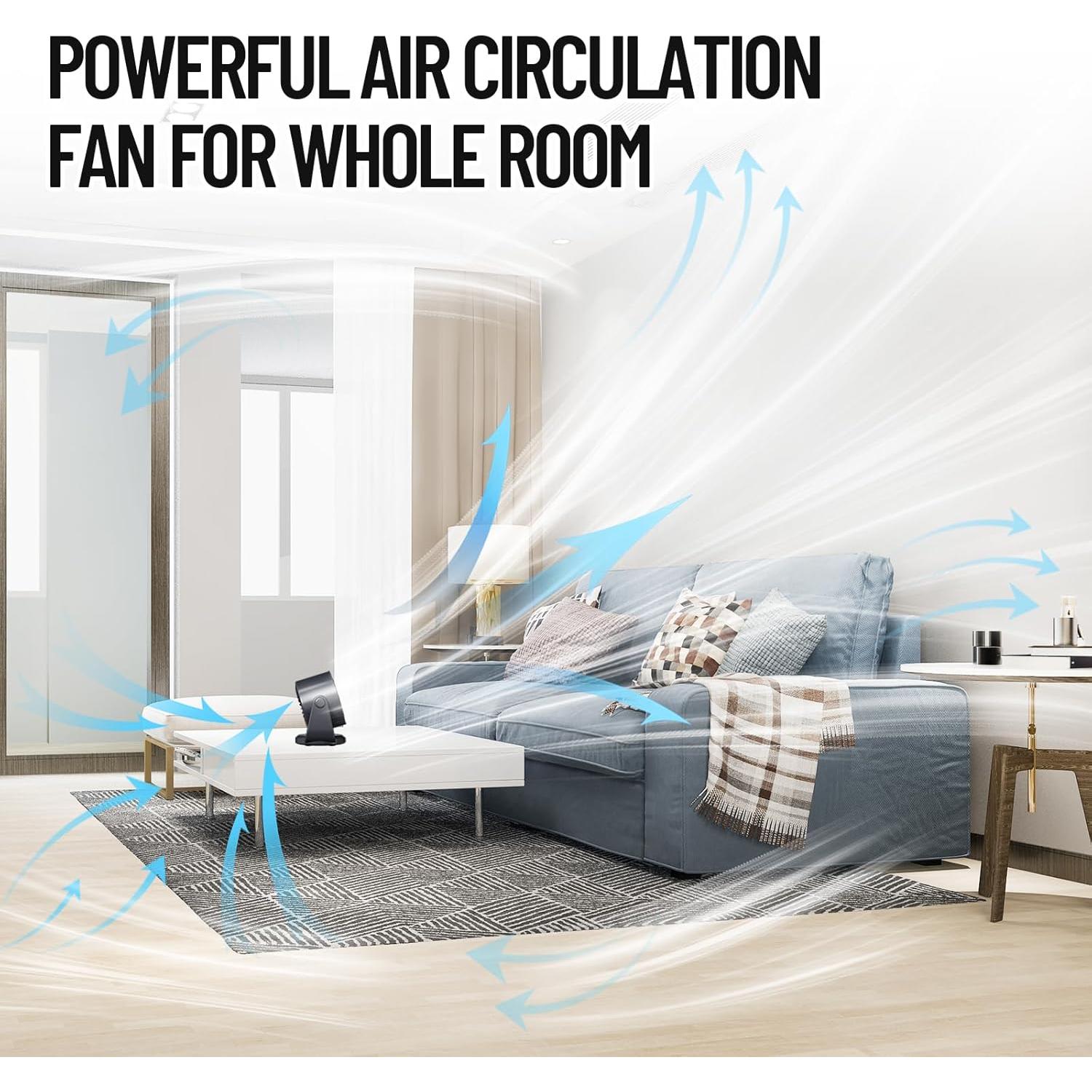 Ventilador de Escritorio Xipax JF106 Ultra Silencioso 25dB