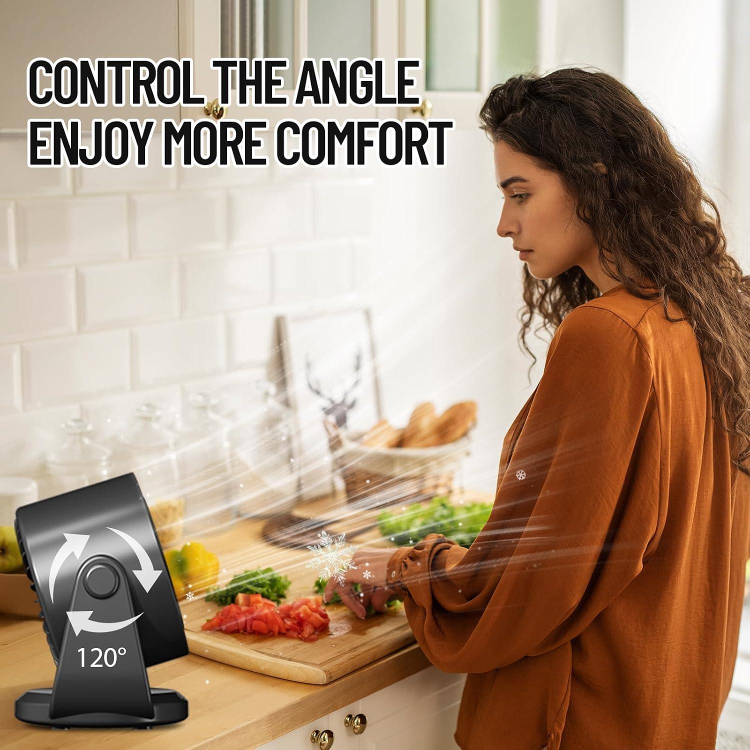 Ventilador de Escritorio Xipax JF106 Ultra Silencioso 25dB