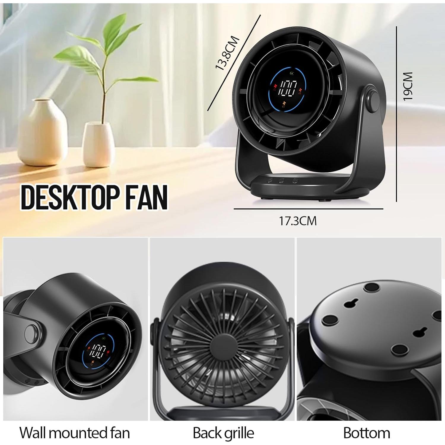 Ventilador de Escritorio Xipax JF106 Ultra Silencioso 25dB