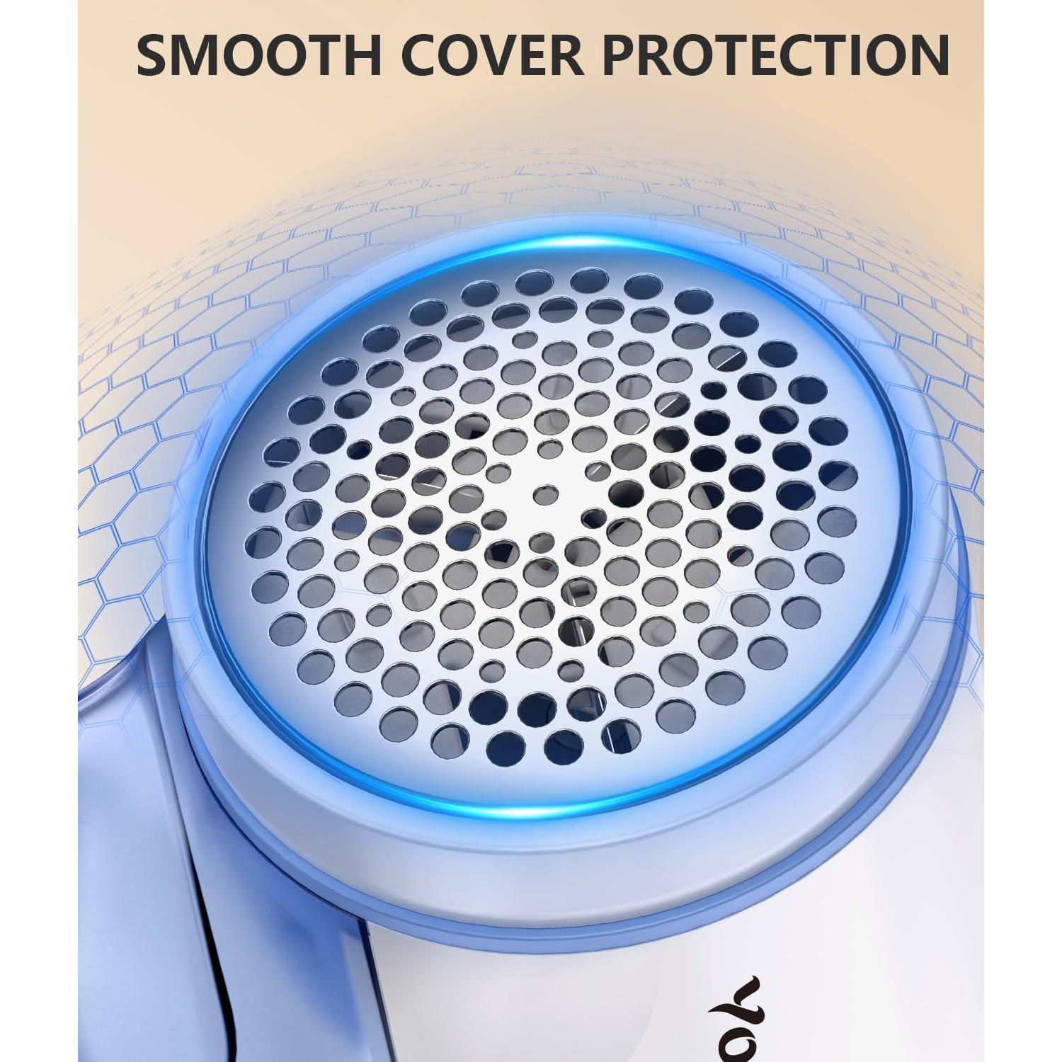 Raspador de Tela Eléctrico Yomeie M22-G Azul - Elimina Pelusa