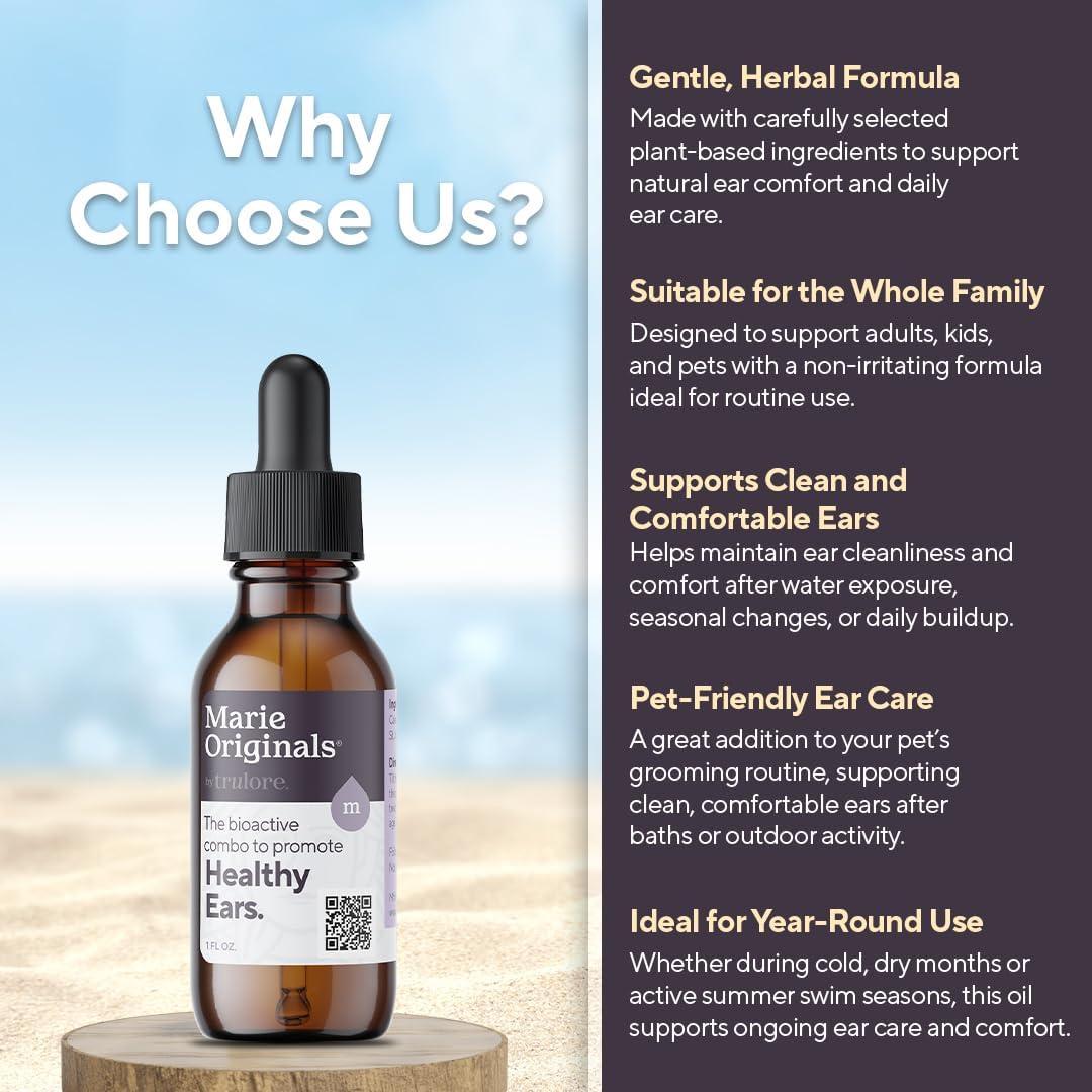 Gotas Naturales de Aceite para Oídos Marie Originals 30 ml