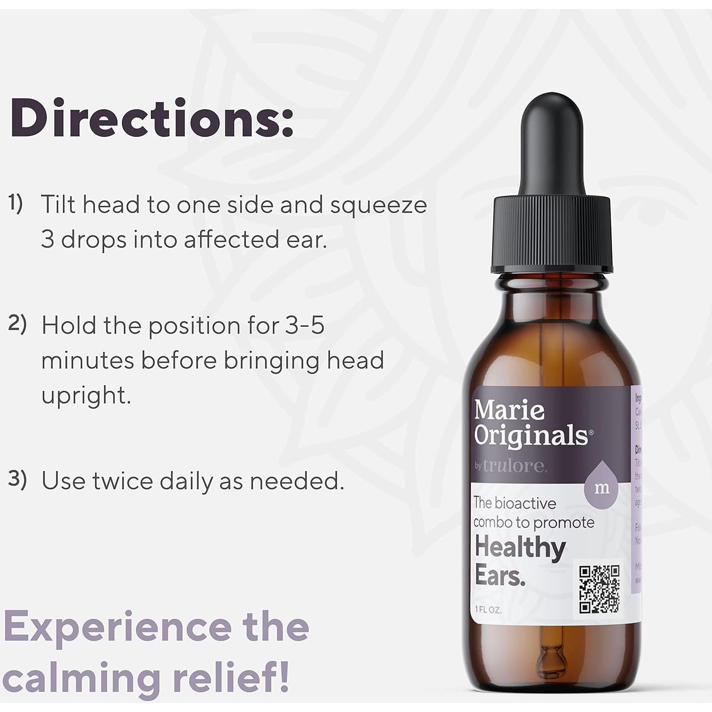 Gotas Naturales de Aceite para Oídos Marie Originals 30 ml