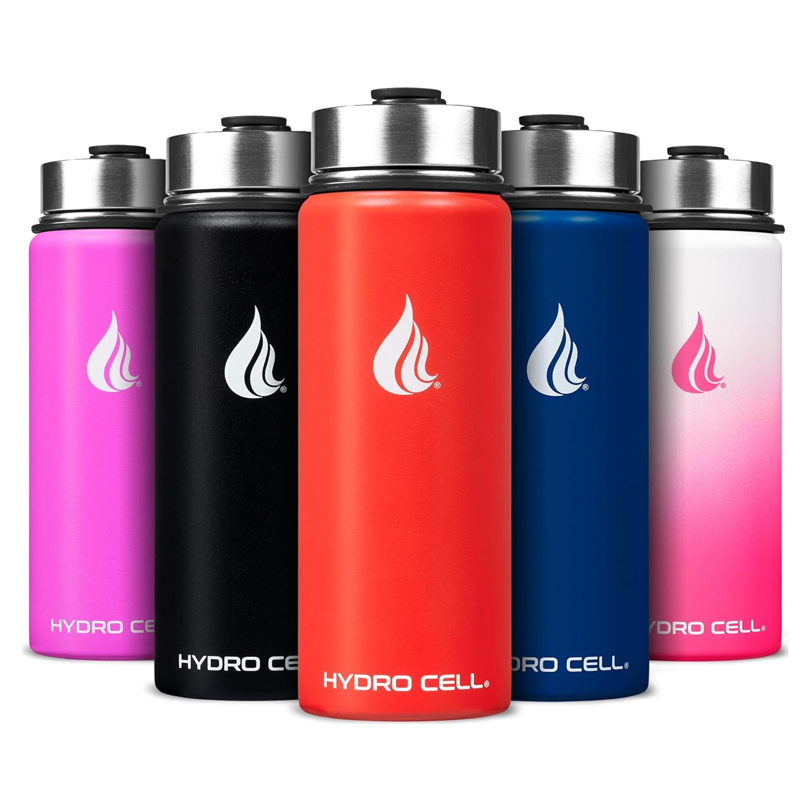 Botella de Agua Aislada Hydro Cell 532ml Mandarina