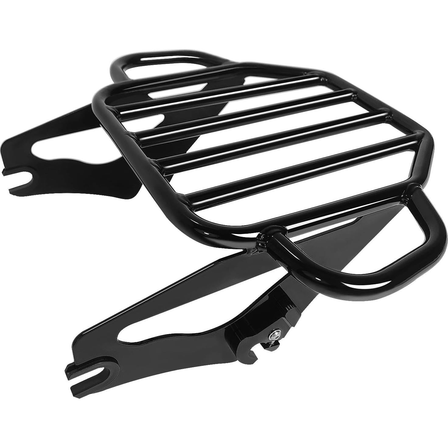 Portaequipajes desmontable Fjpacemt negro para Harley 2009-2024