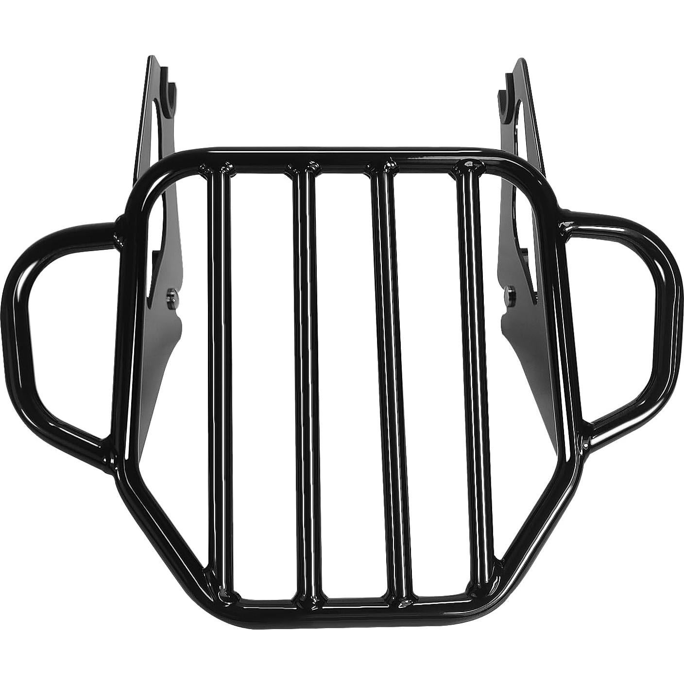 Portaequipajes desmontable Fjpacemt negro para Harley 2009-2024