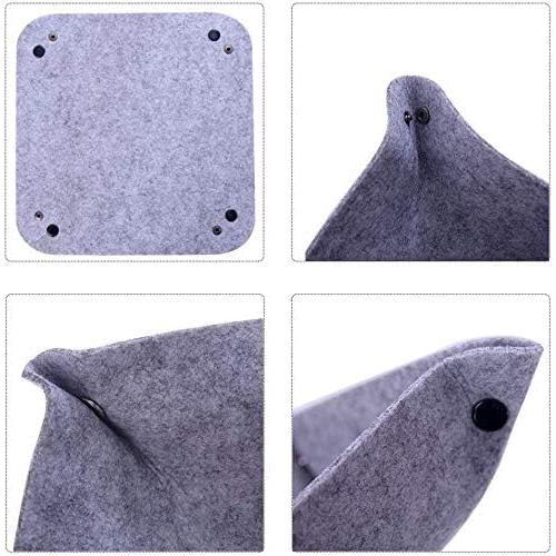 Bandeja de Valet Plegable de Fieltro OliviaLiving - 6 Unidades Multicolor