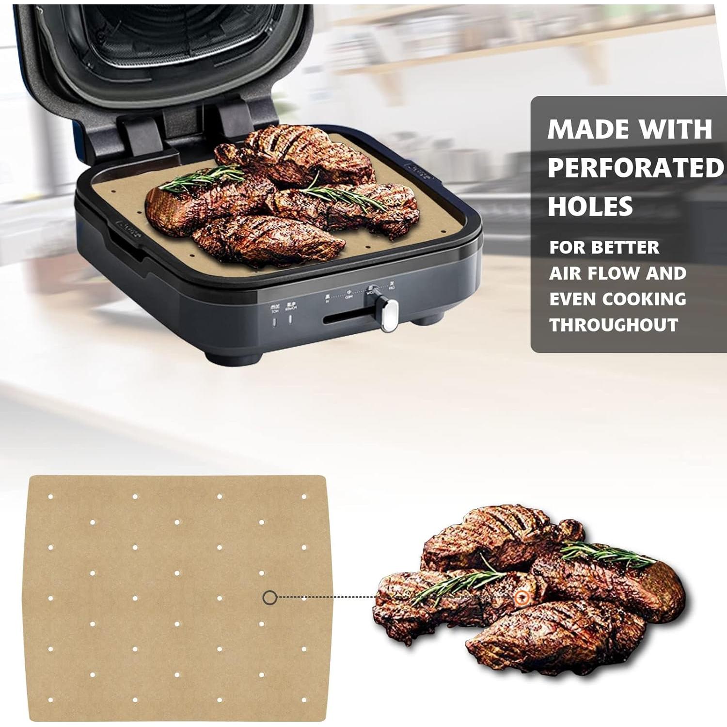 Papel Pergamino para Freidora de Aire WMKGG 100 PCS 20x24 cm