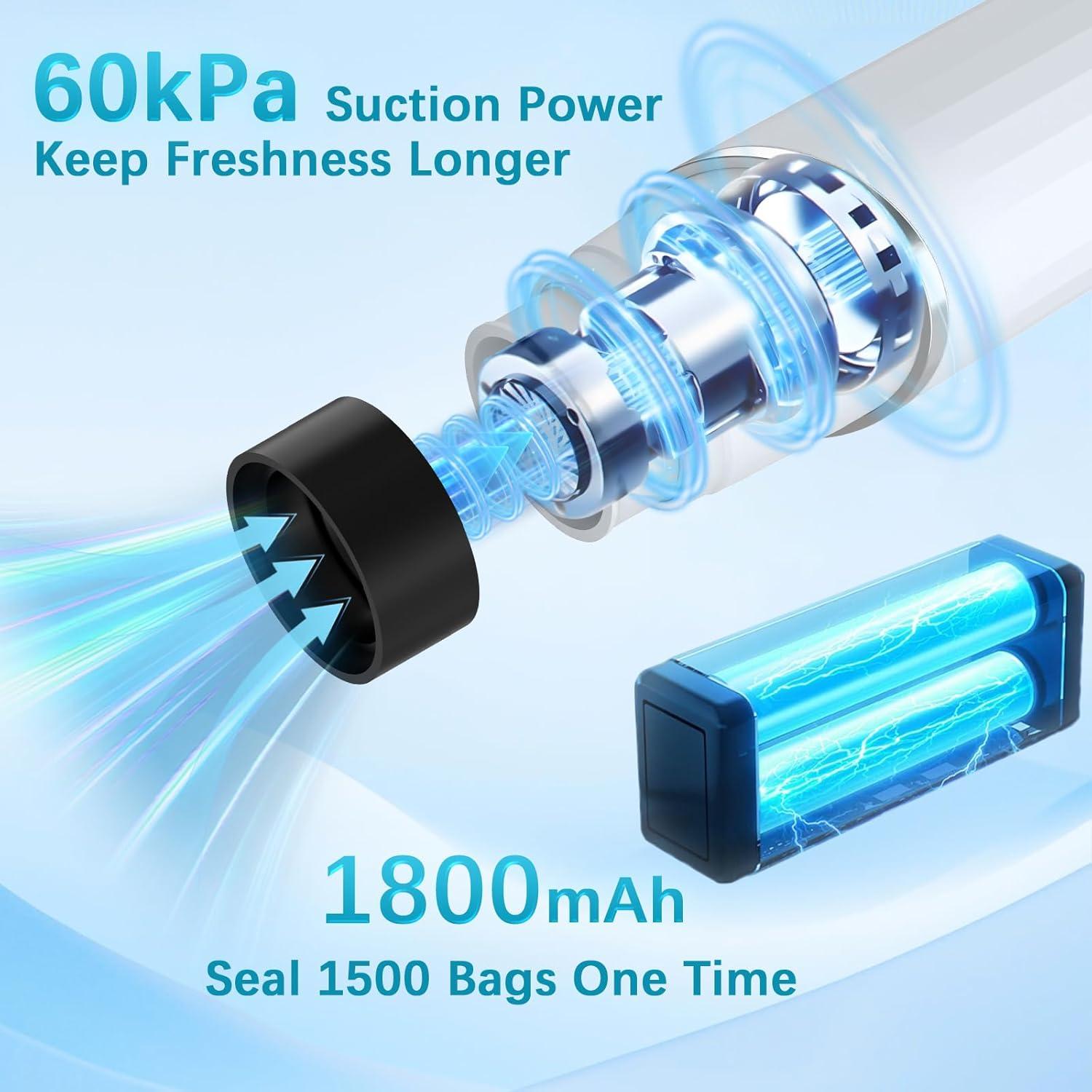 Sellador de Vacío de Mano HVS-10P - Compacto y Portátil