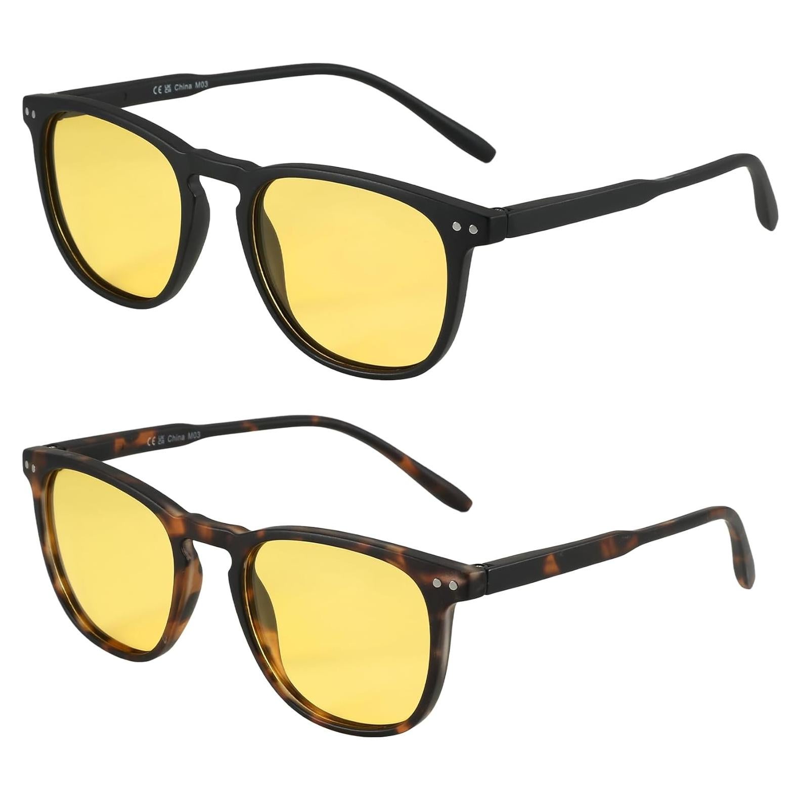 Gafas de sol polarizadas ZENOTTIC 2 paquetes UV protección