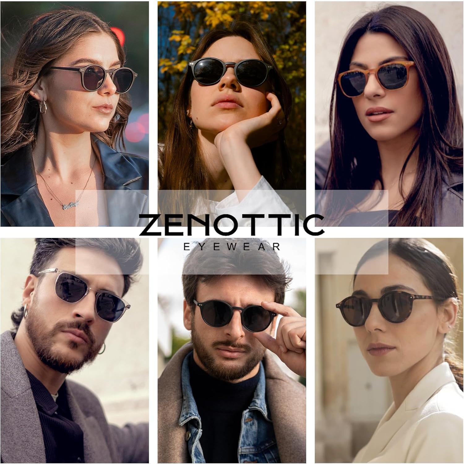 Gafas de sol polarizadas ZENOTTIC 2 paquetes UV protección