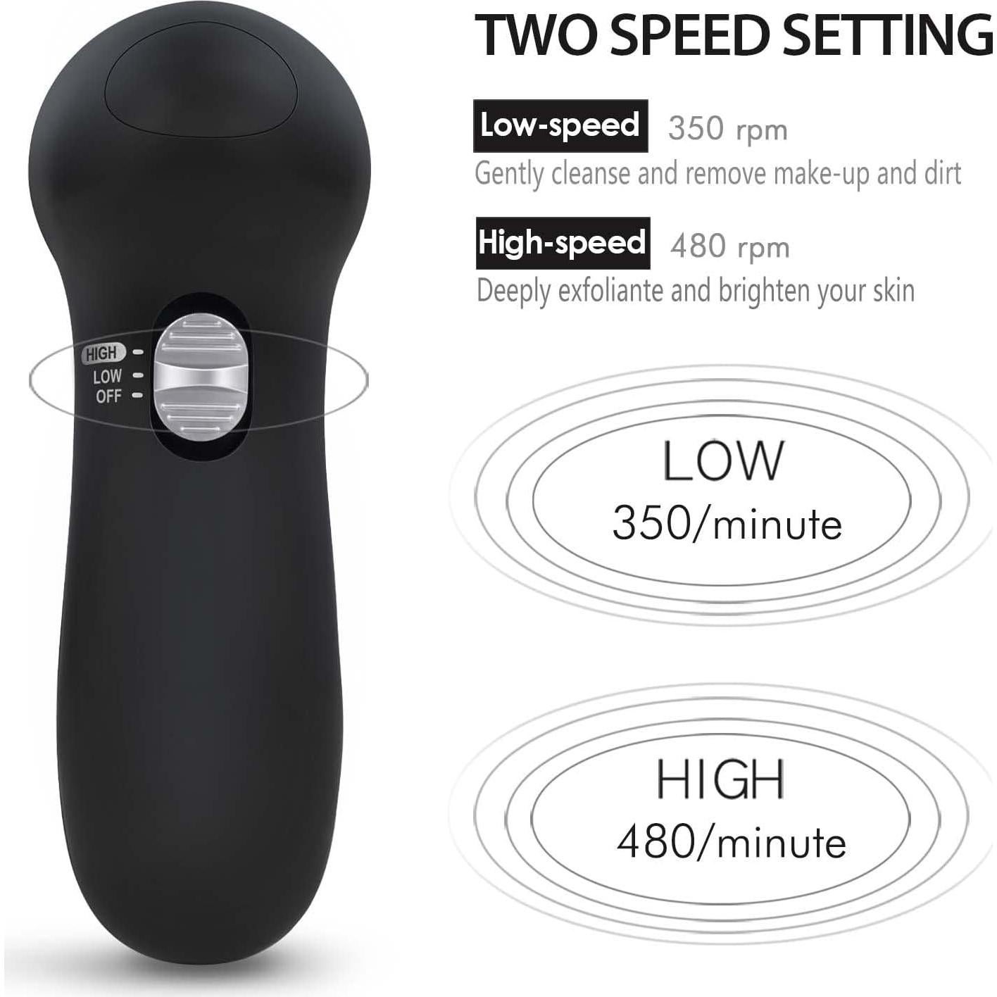 Cepillo Facial Eléctrico CLSEVXY 6 en 1 con 2 Velocidades