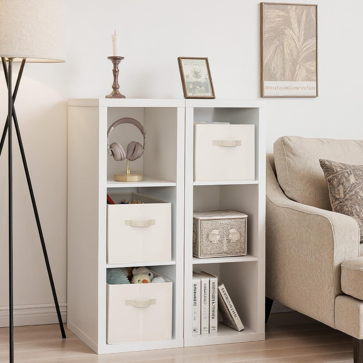 Cestas de Almacenamiento StorageWorks 3 Piezas Extra Grande Beige