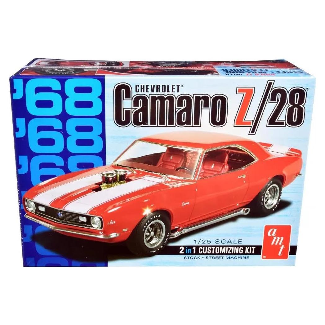 Kit de Modelo AMT 1968 Chevy Camaro Z28 Escala 1:25