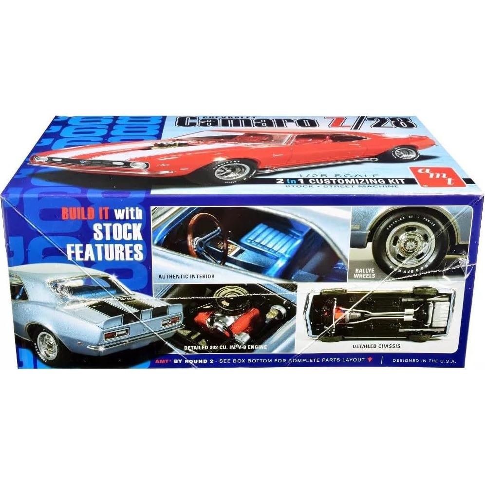 Kit de Modelo AMT 1968 Chevy Camaro Z28 Escala 1:25