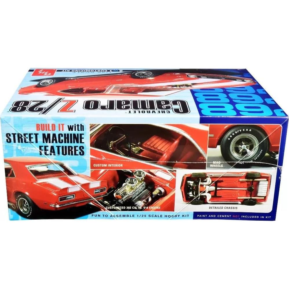 Kit de Modelo AMT 1968 Chevy Camaro Z28 Escala 1:25