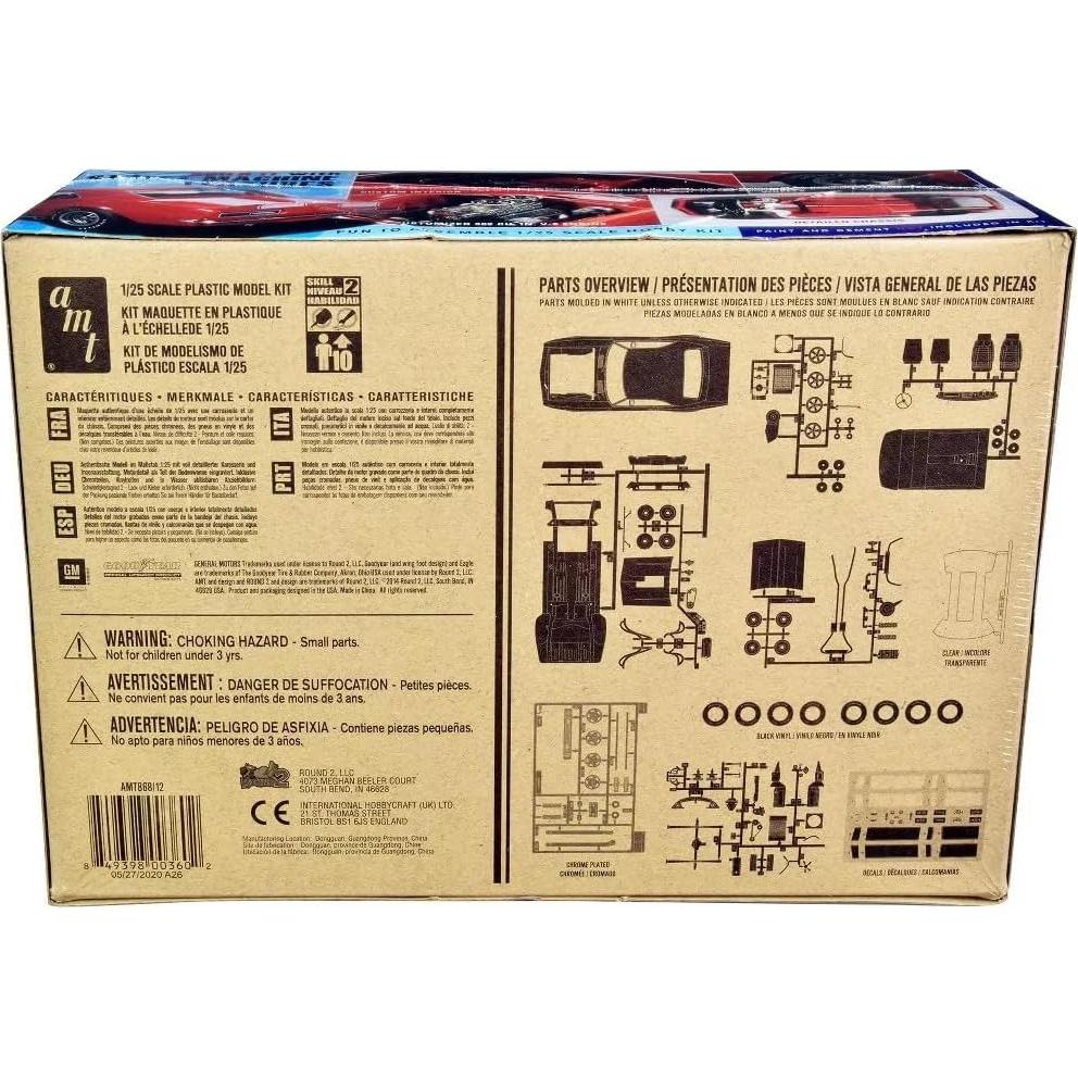 Kit de Modelo AMT 1968 Chevy Camaro Z28 Escala 1:25