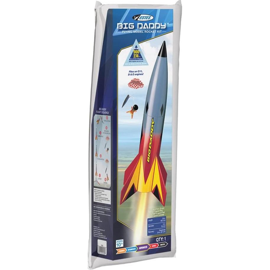 Cohete Estes Big Daddy 2162 Kit Modelo 51 cm Marrón