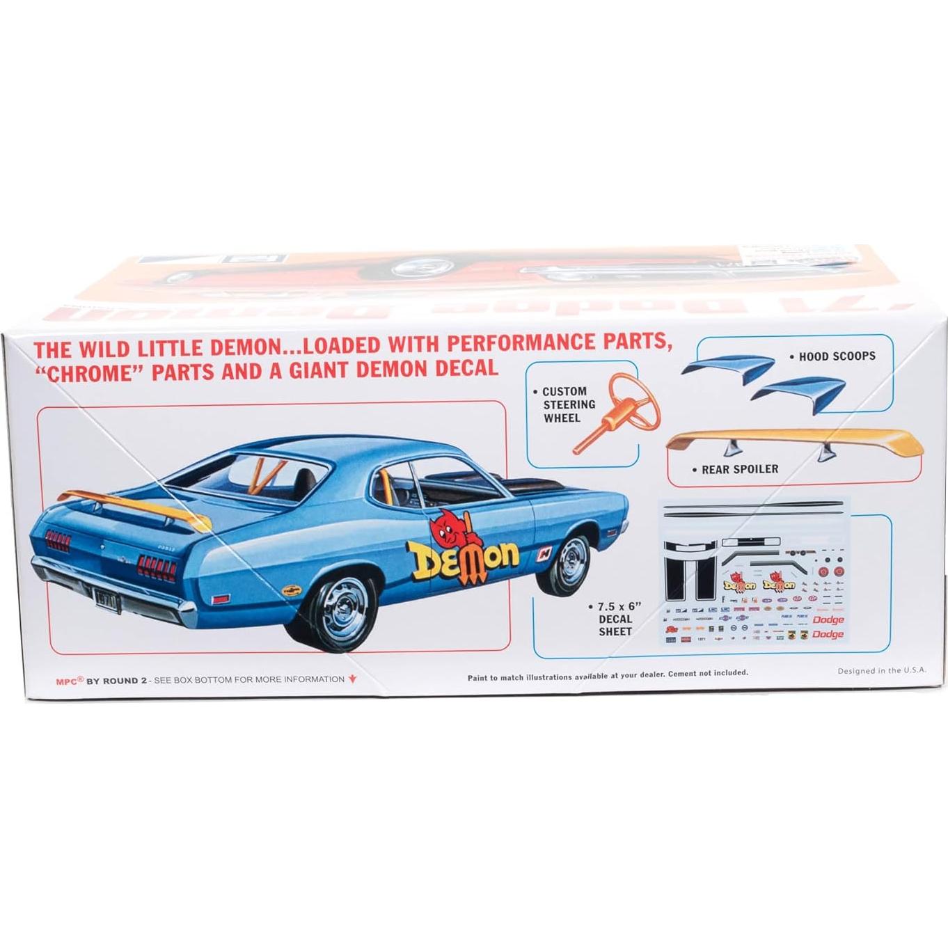 Kit de Modelo a Escala MPC 1971 Dodge Demon 1:25