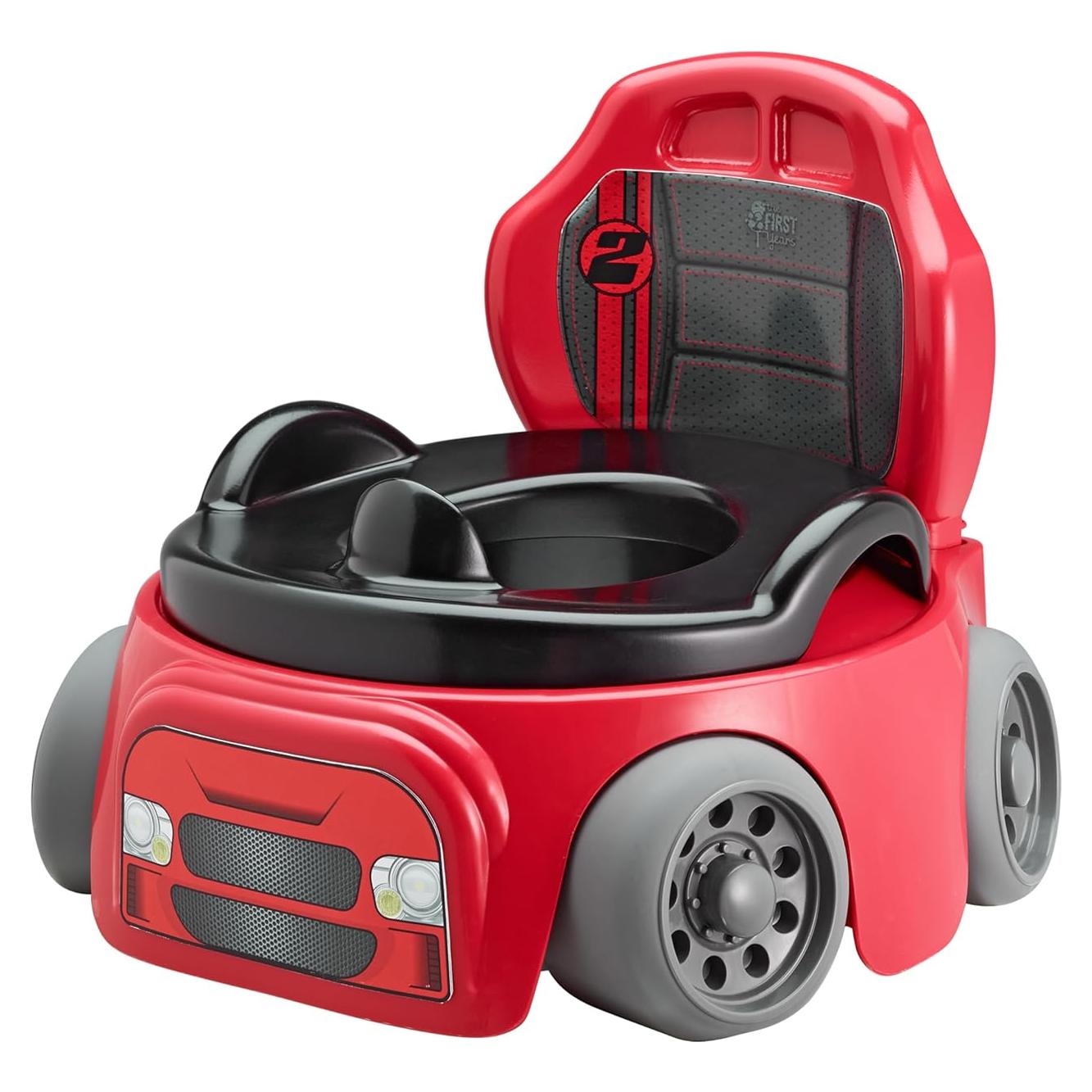 Inodoro de Entrenamiento para Niños El Primer Años Coche Rojo 2 en 1