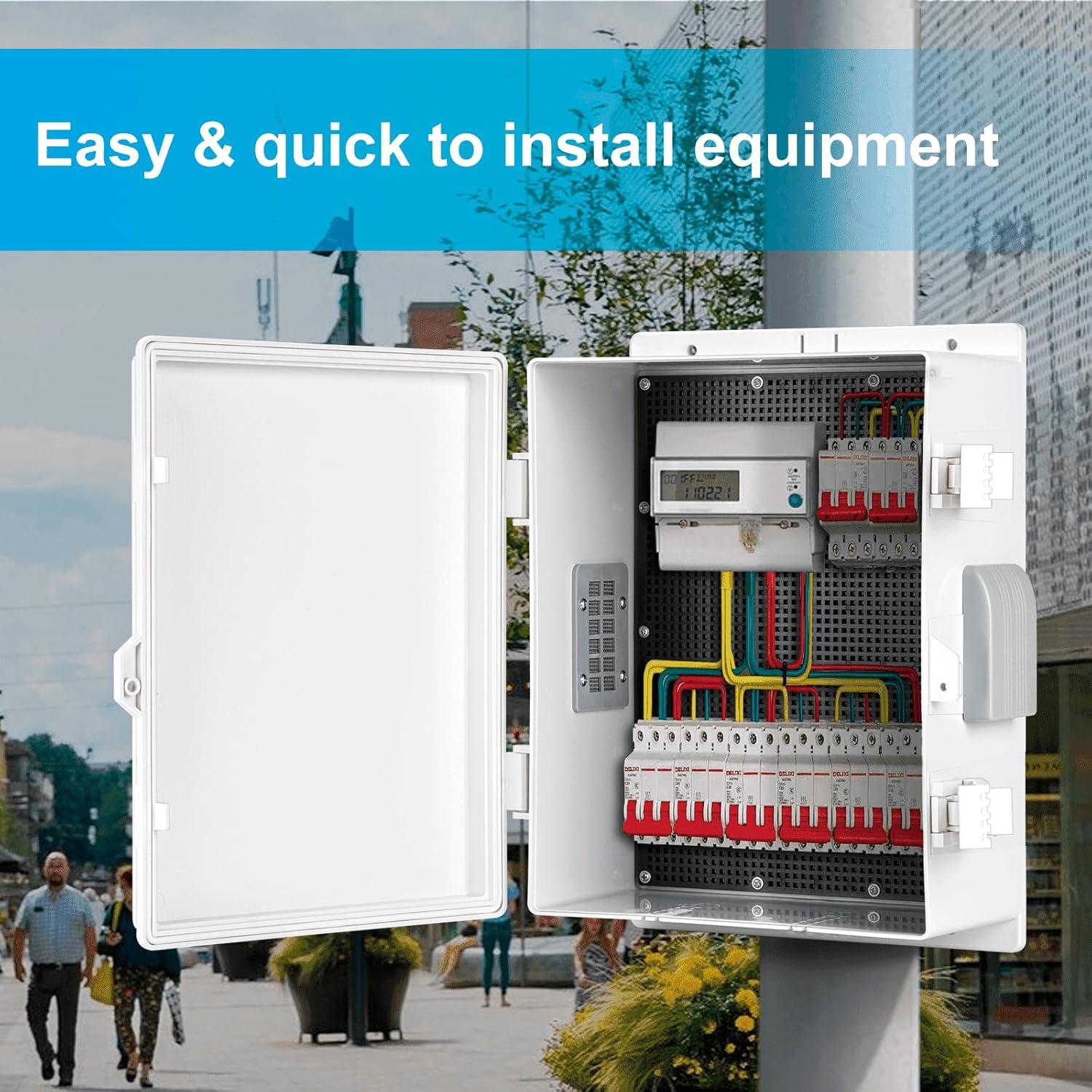 Caja de Conexiones Eléctricas Impermeable CQENPR 39.9x27.9x15 cm