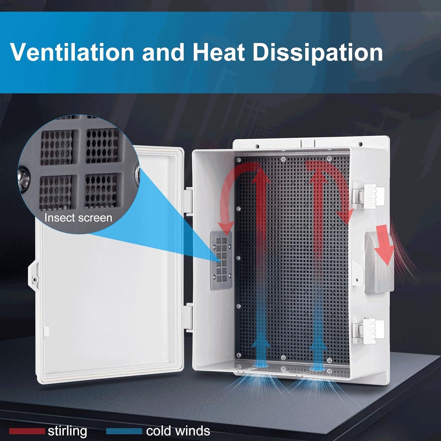 Caja de Conexiones Eléctricas Impermeable CQENPR 39.9x27.9x15 cm
