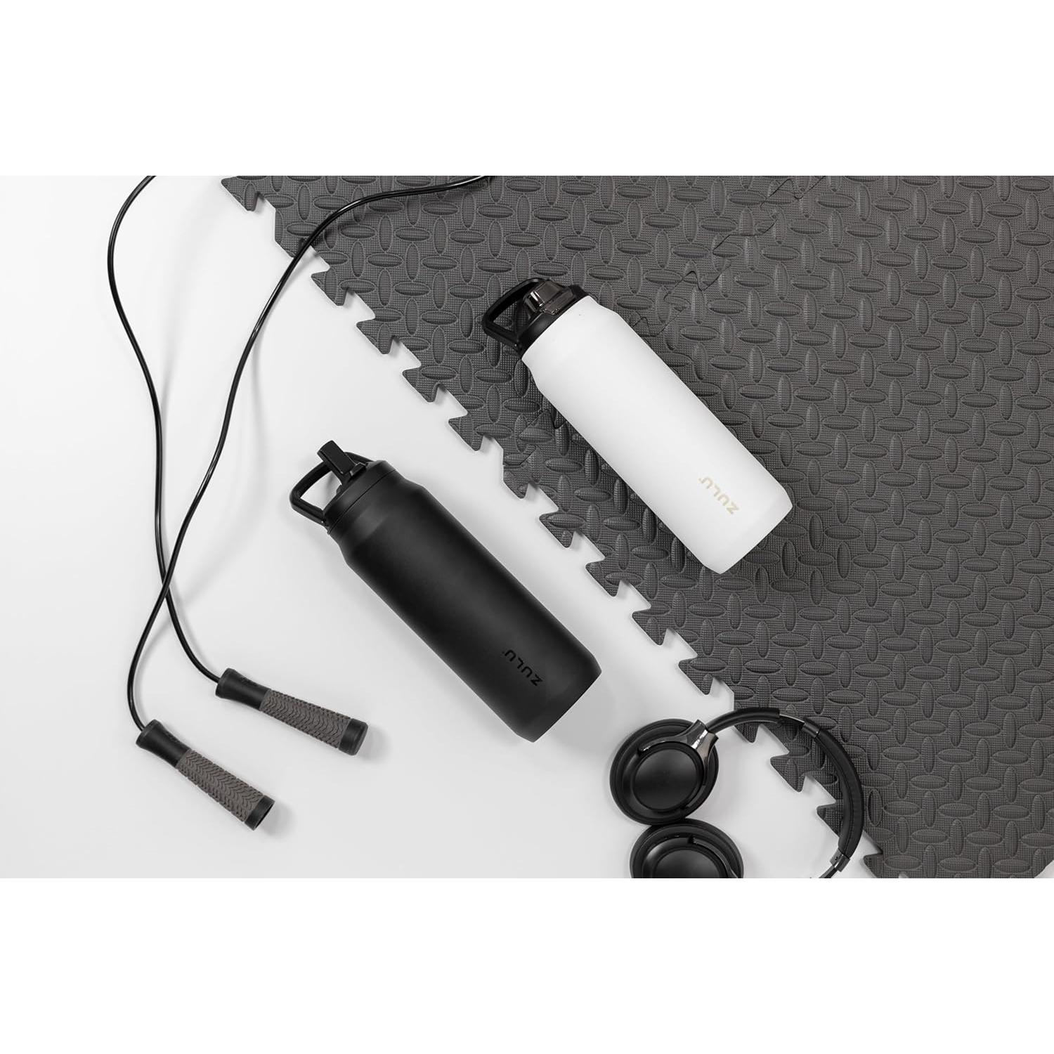 Botella de Agua ZULU Core 32oz Acero Inoxidable Blanca