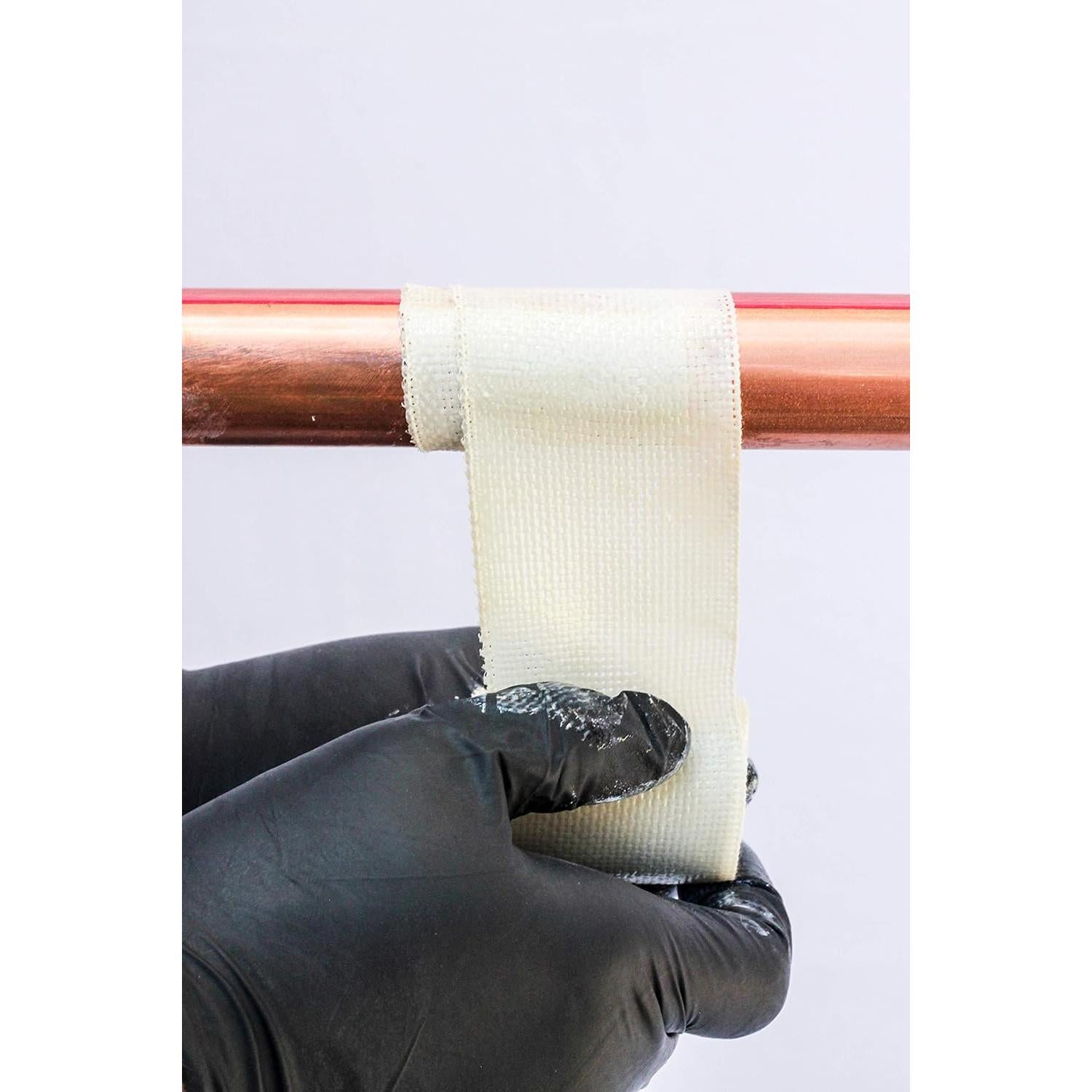 FiberWeld Reparación de Tuberías J-B Weld 5.08x121.92 cm Blanco