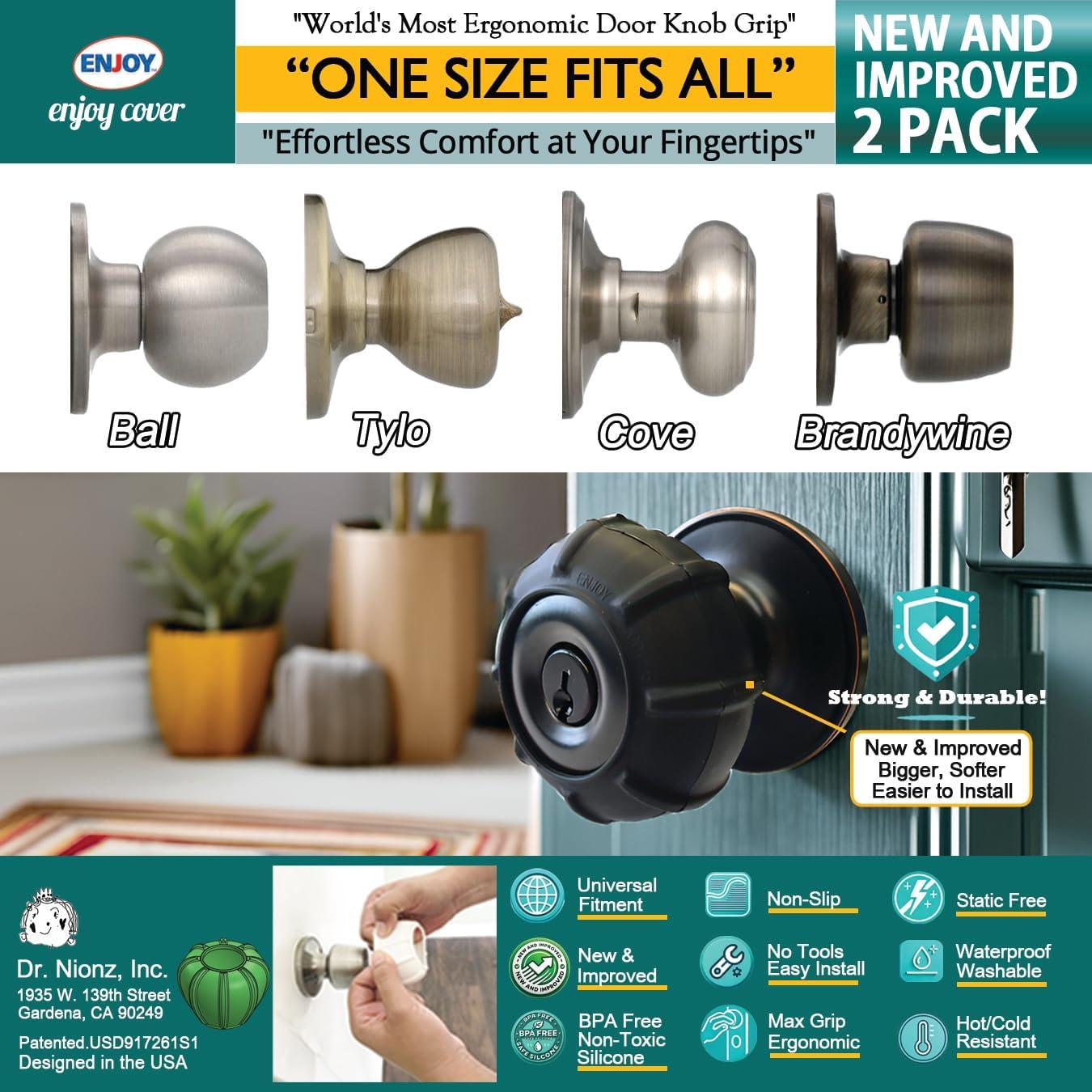 Cubiertas de Agarre Ergonómicas Enjoy - 2 Piezas Antideslizantes