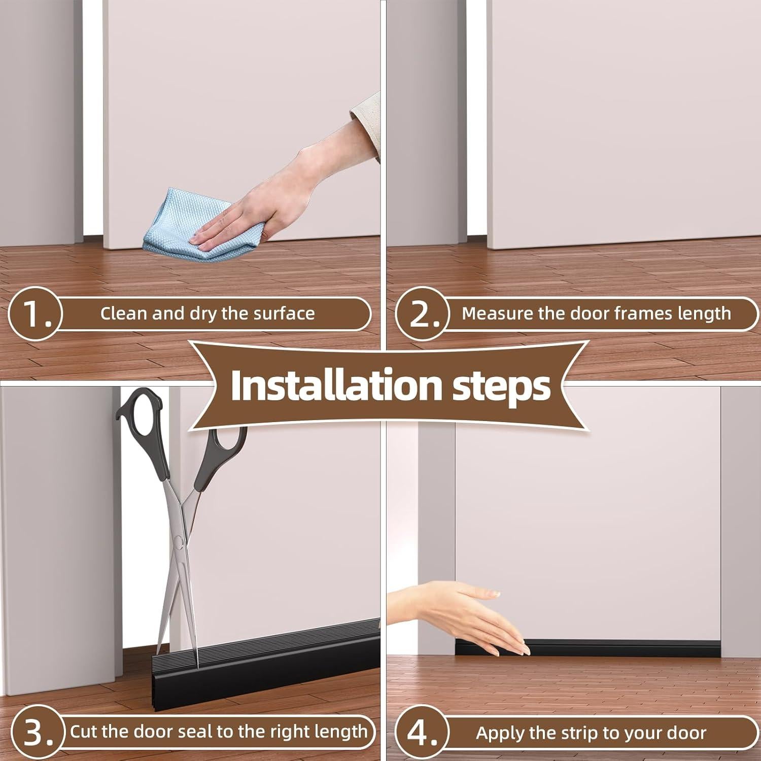 Tapón de Draft Vannesse 198 cm Aislamiento Ruido y Polvo