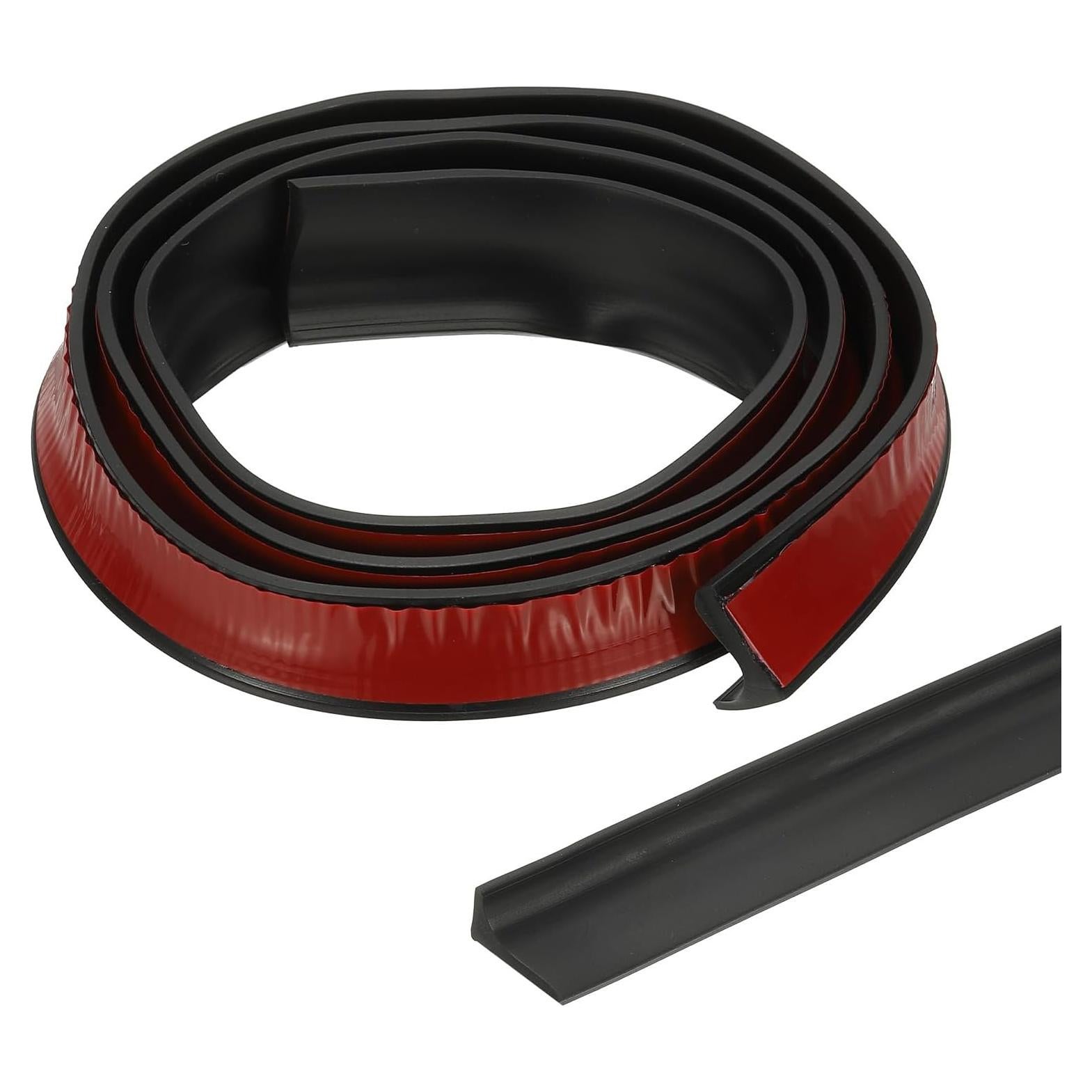 Barrera de Drenaje Plegable PATIKIL 99 cm Negro TPE