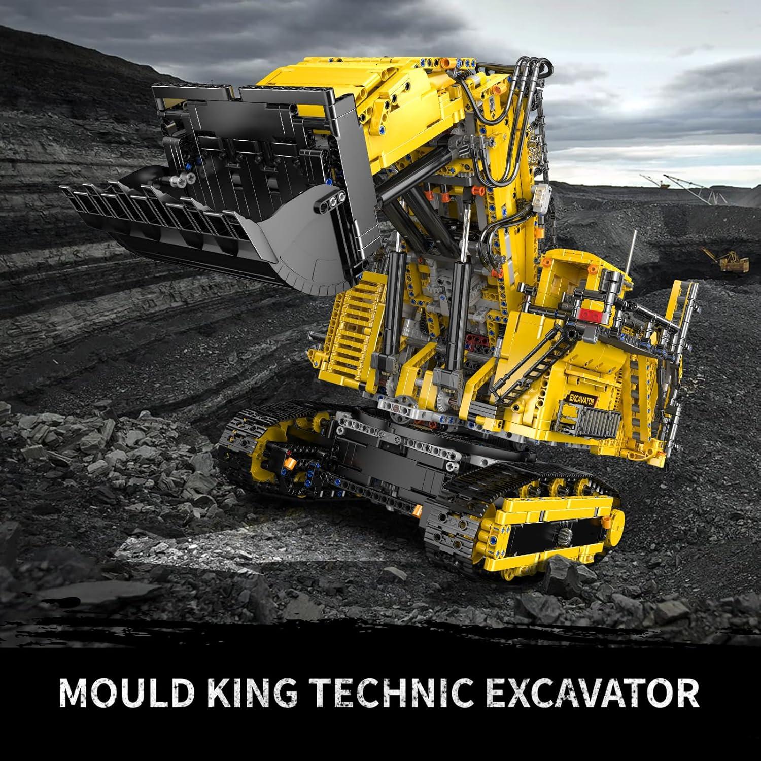 Mould King 17070 Excavadora Grande RC Controlada por App 4767 Pzs