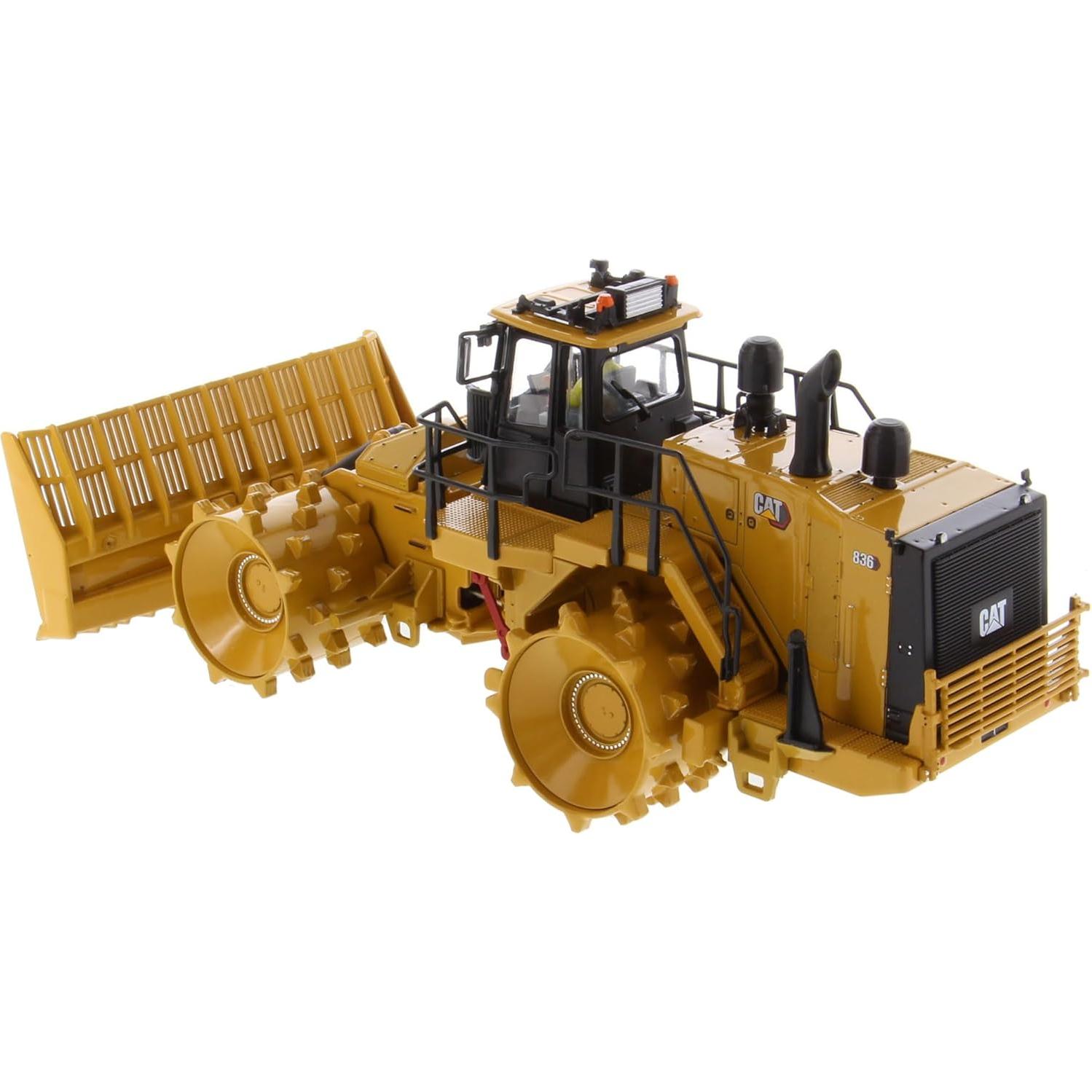 Compactador Caterpillar 836 Diecast Masters 1:50 Detalles Realistas