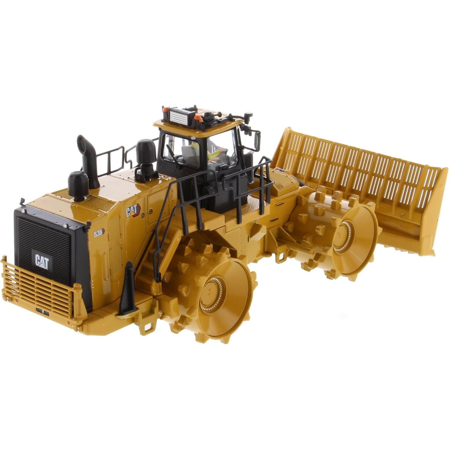 Compactador Caterpillar 836 Diecast Masters 1:50 Detalles Realistas