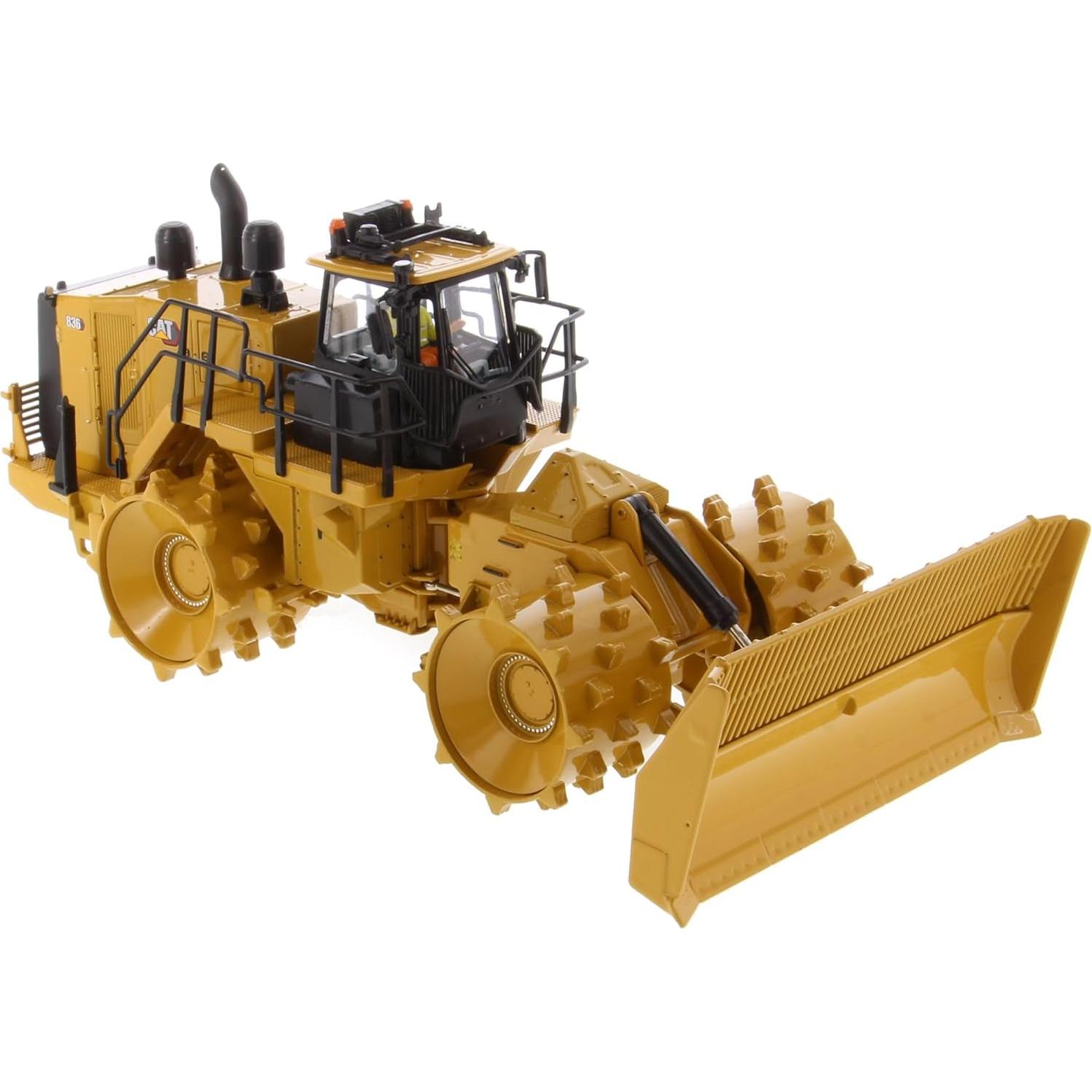 Compactador Caterpillar 836 Diecast Masters 1:50 Detalles Realistas