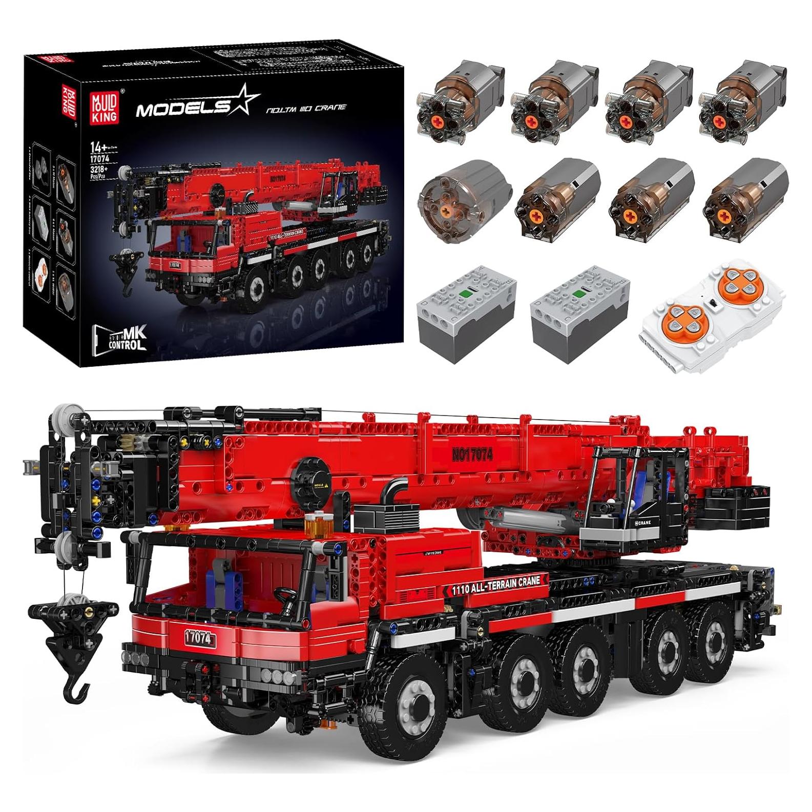 Grúa de Construcción Mould King 17074 Control Remoto 3218PCS