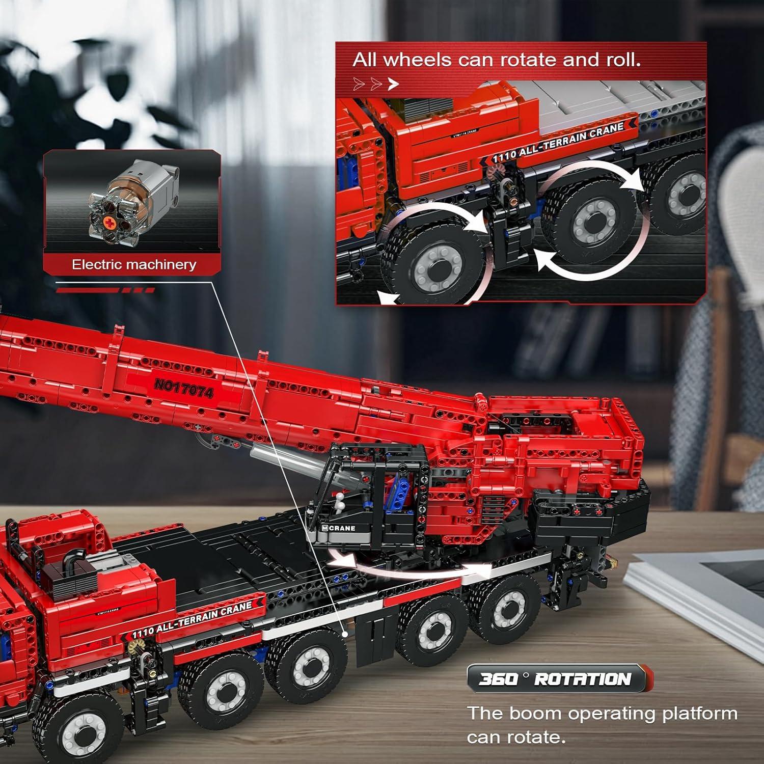 Grúa de Construcción Mould King 17074 Control Remoto 3218PCS