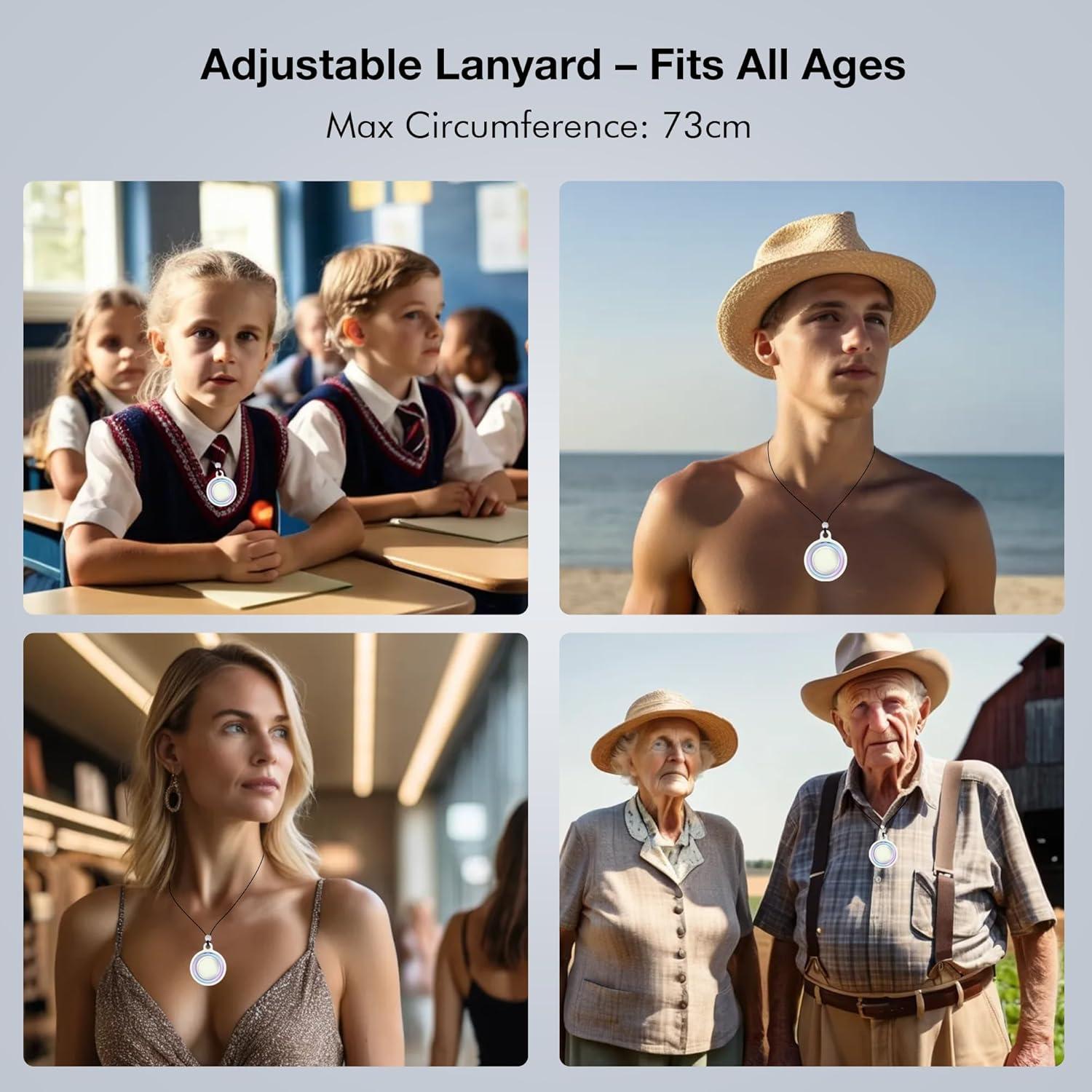 Funda de Silicona Holográfica para AirTag Yoleaf con Correa Ajustable