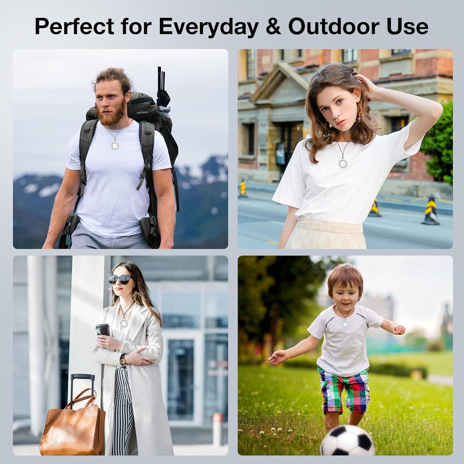 Funda de Silicona Holográfica para AirTag Yoleaf con Correa Ajustable