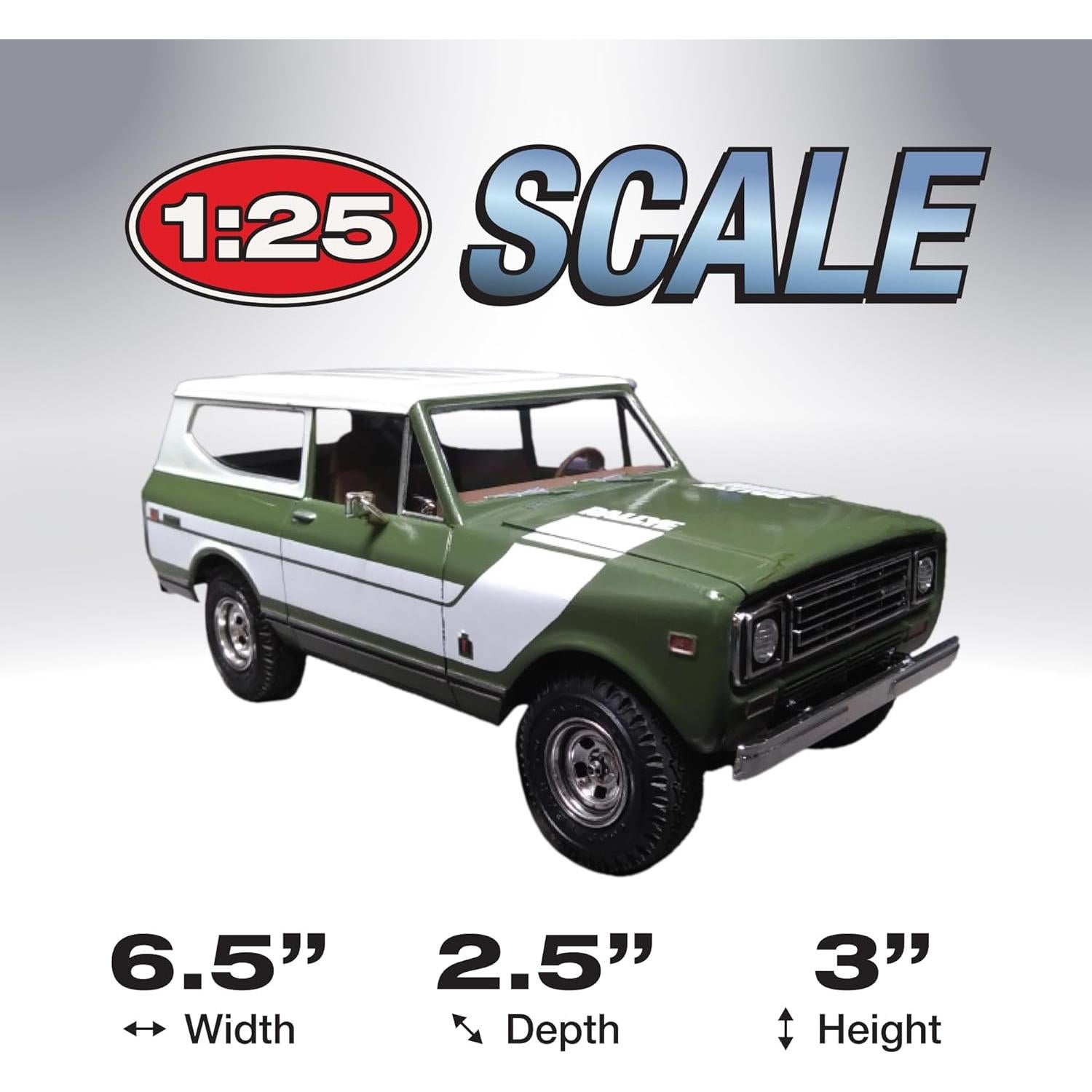 Kit de Modelo AMT 1977 Scout II Escala 1:25 Detallado