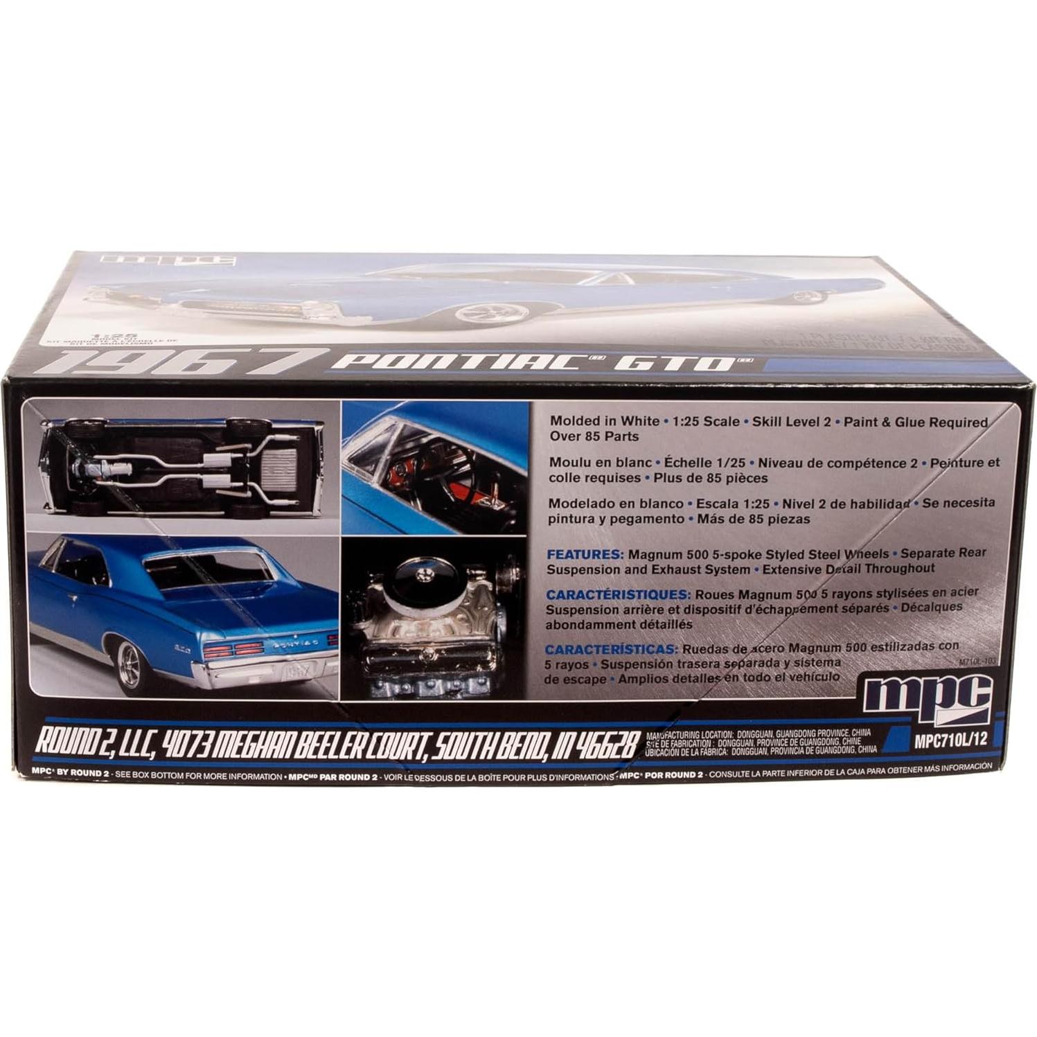 Kit de Modelo Pontiac GTO 1967 1:25 MPC - 85 Piezas