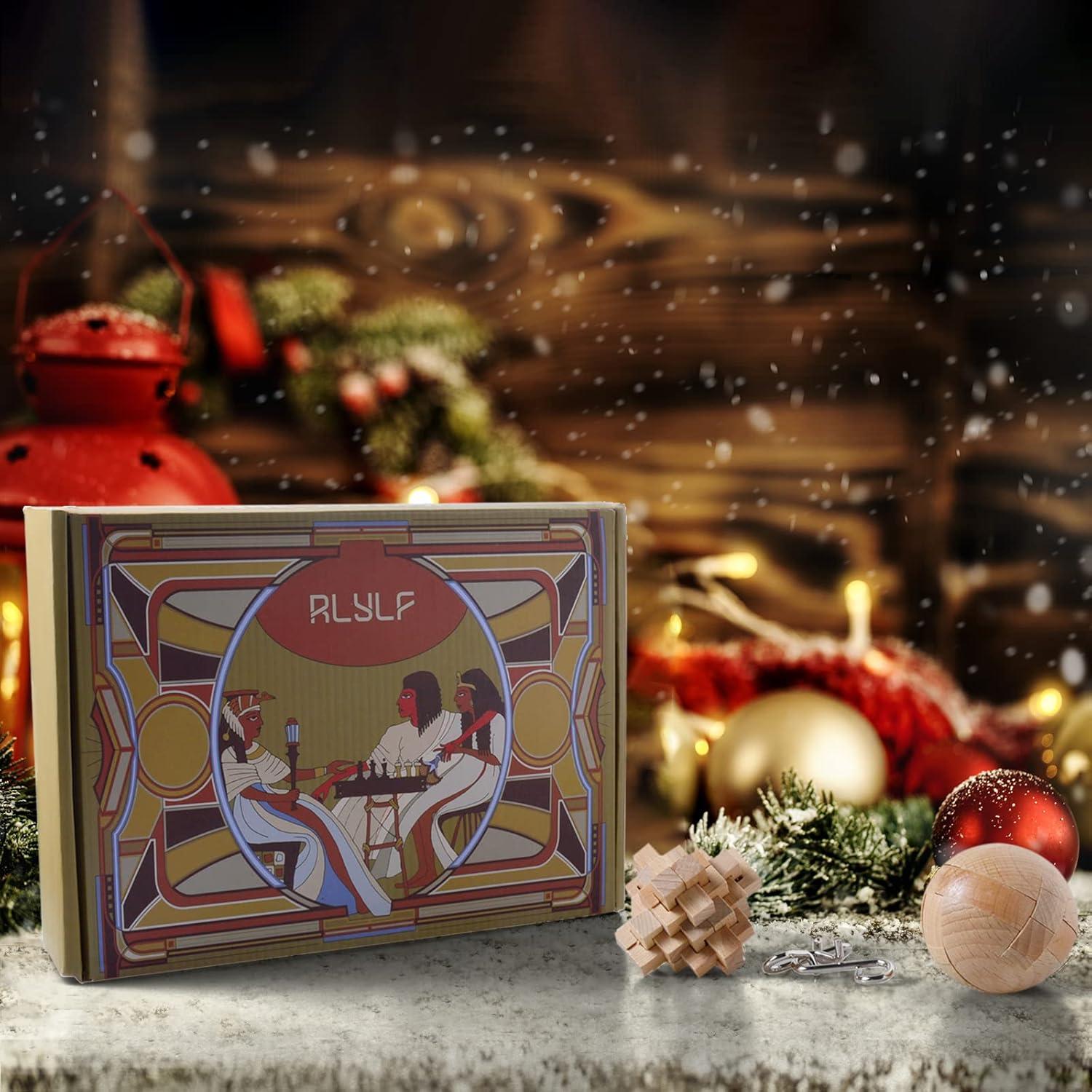 30 Piezas Rompecabezas de Ingenio RLYLF - Juguetes Educativos 3D