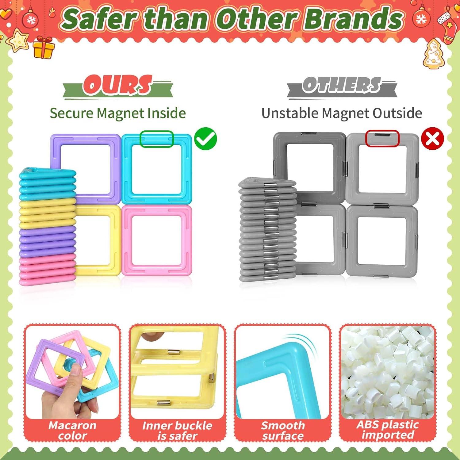 Set de Azulejos Magnéticos Rurvale 44 Piezas para Niñas 3+