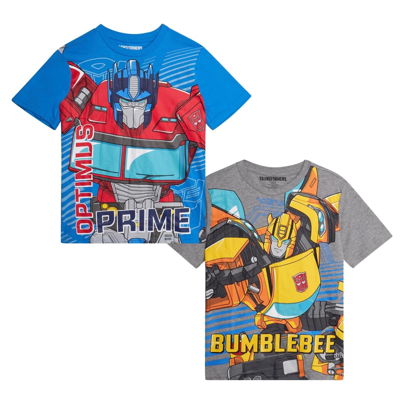 Camiseta Gráfica Transformers para Niños - Paquete de 2