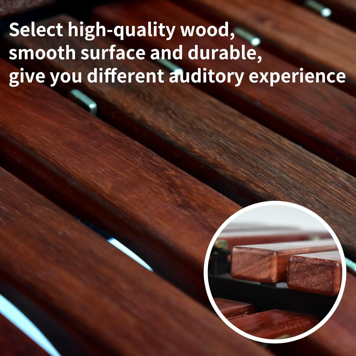 Xilófono Profesional Voodans 32 Notas Madera con Soporte